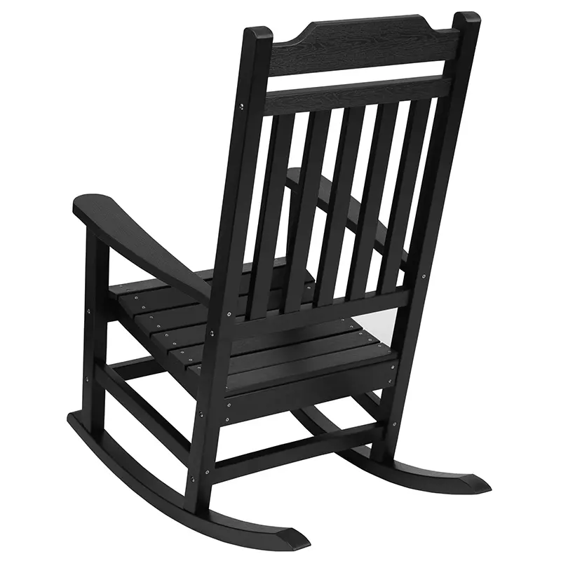 All-Weather Black Rocking Chair-6