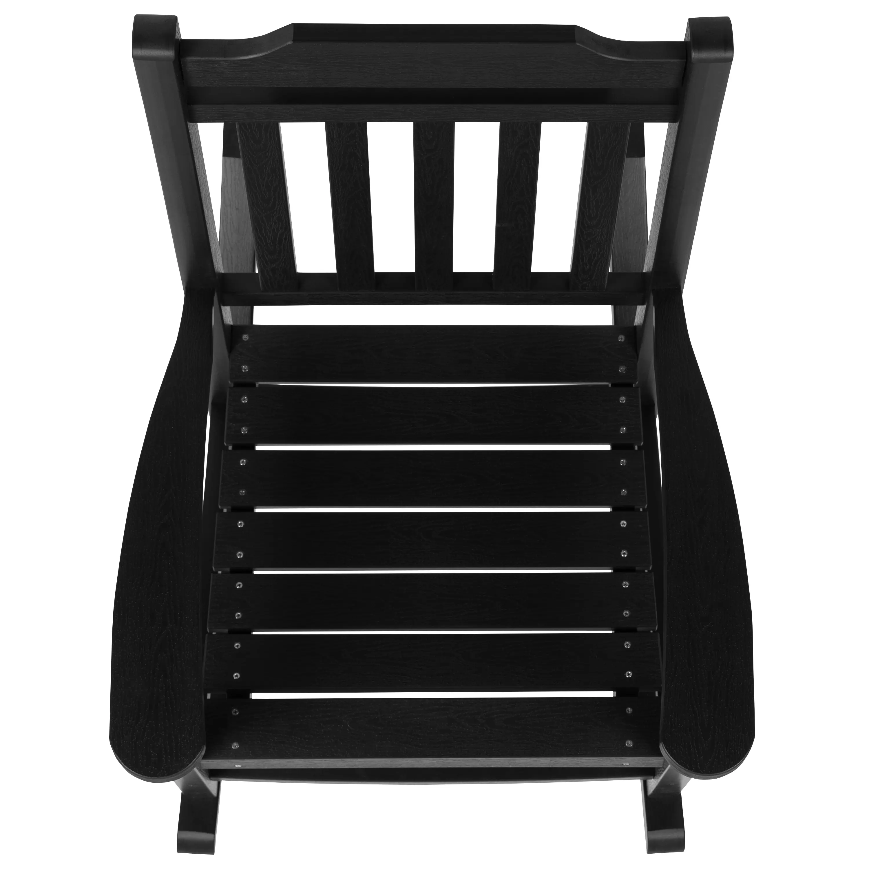 All-Weather Black Rocking Chair-7