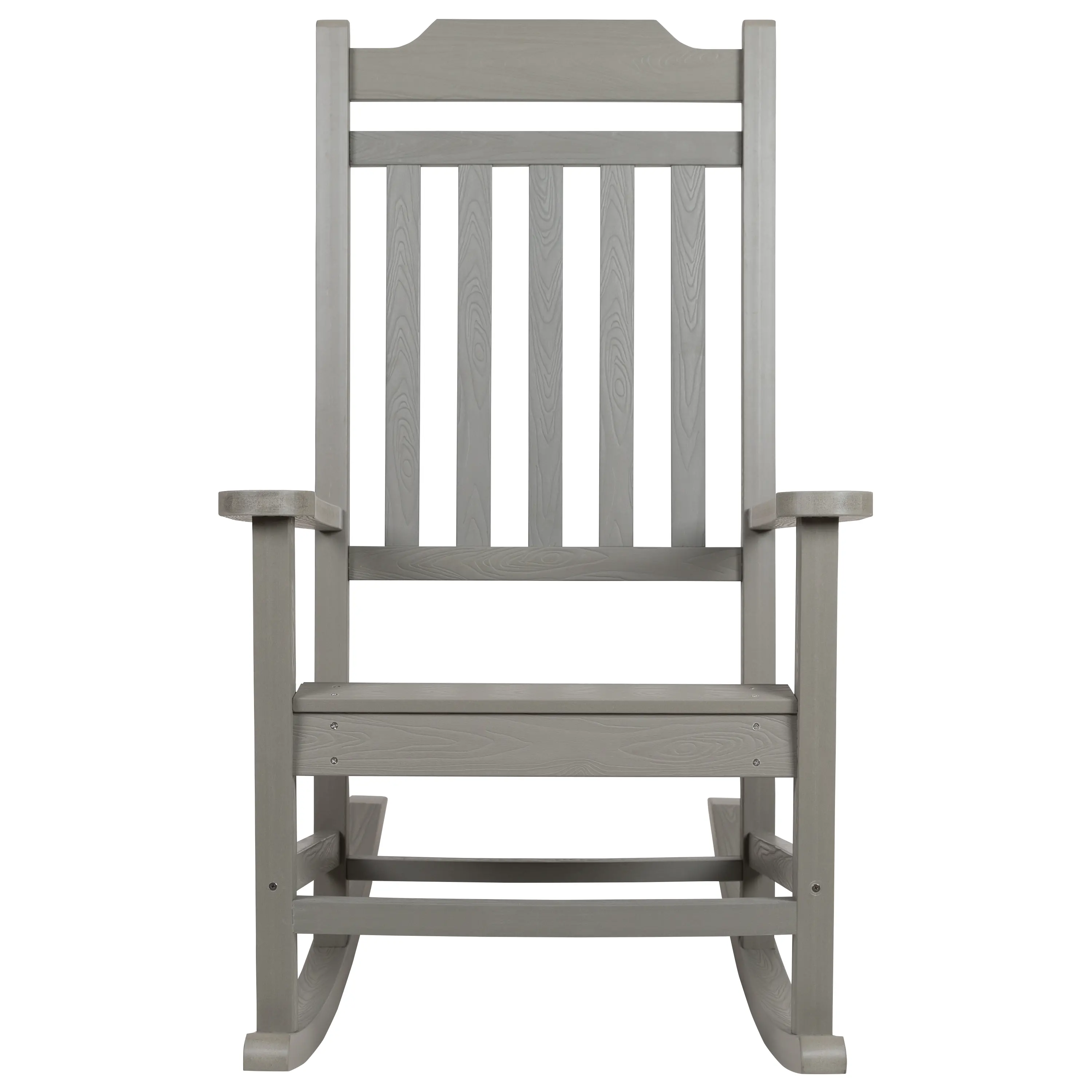 All-Weather Gray Rocking Chair-4