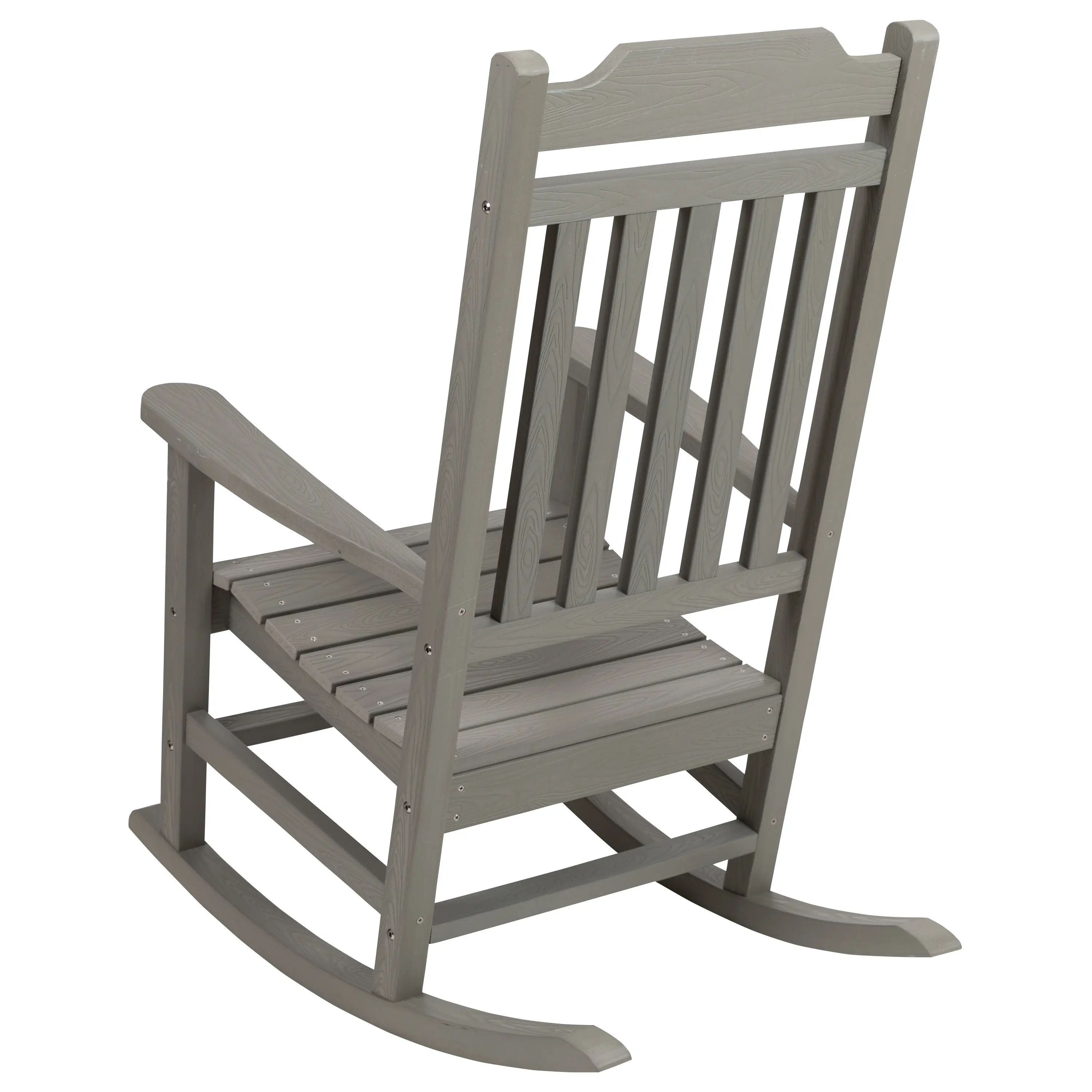 All-Weather Gray Rocking Chair-6