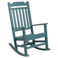 All-Weather Green Rocking Chair