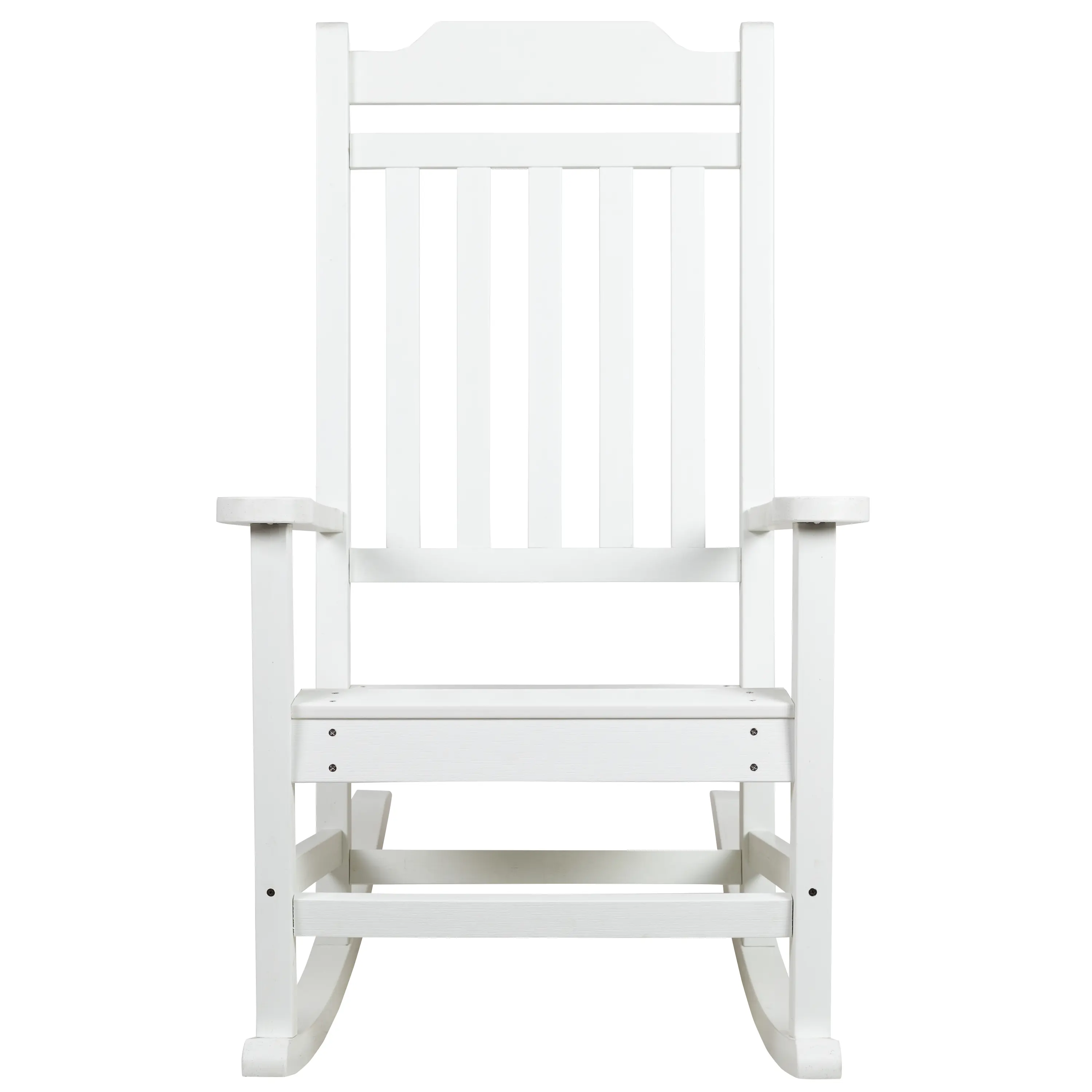 All-Weather White Rocking Chair-4