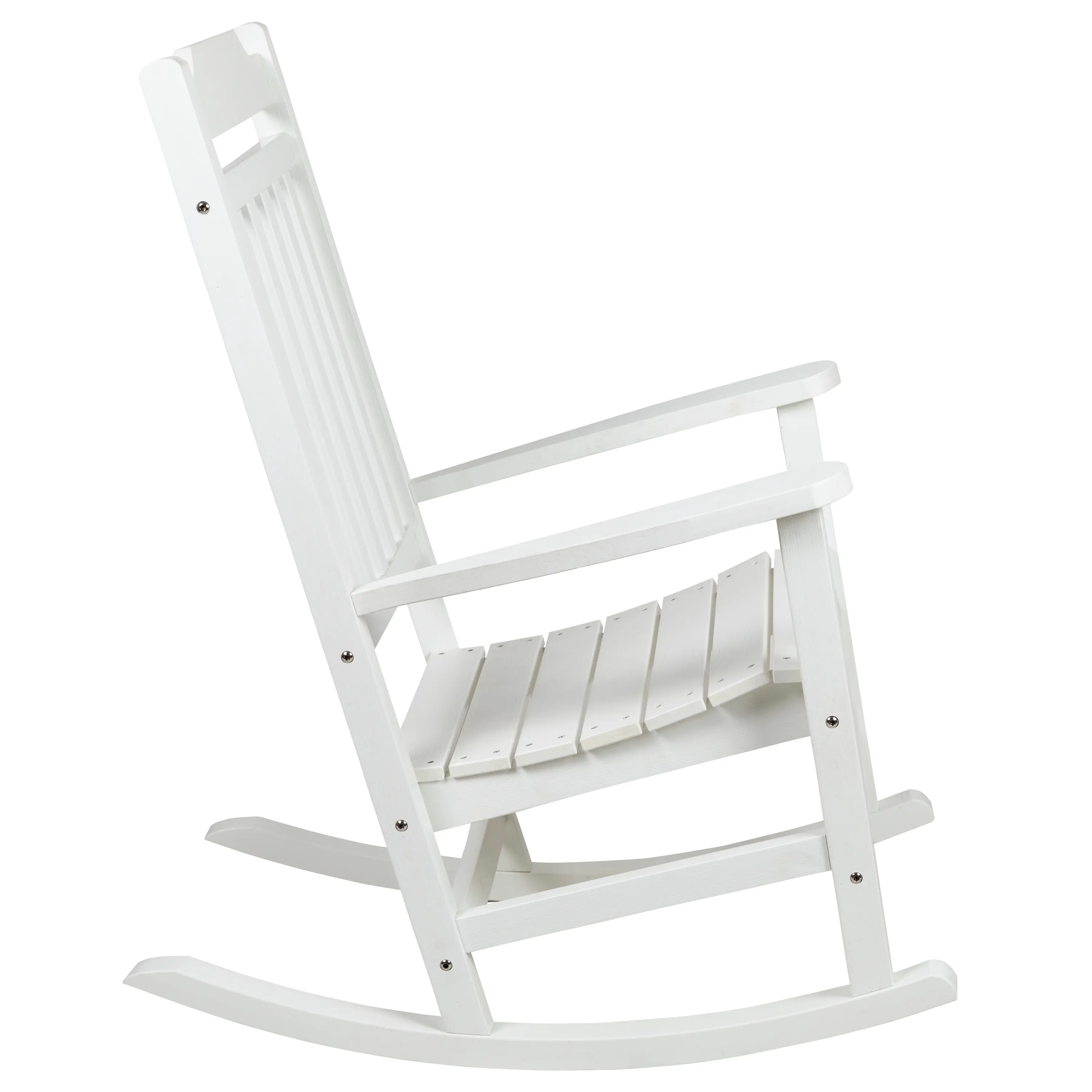 All-Weather White Rocking Chair-5