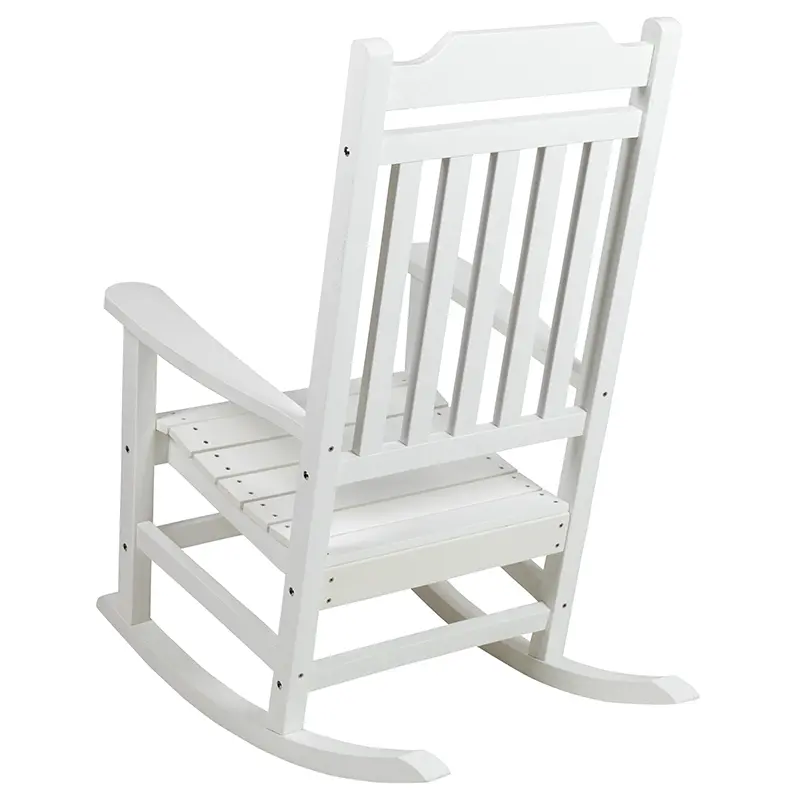 All-Weather White Rocking Chair-6