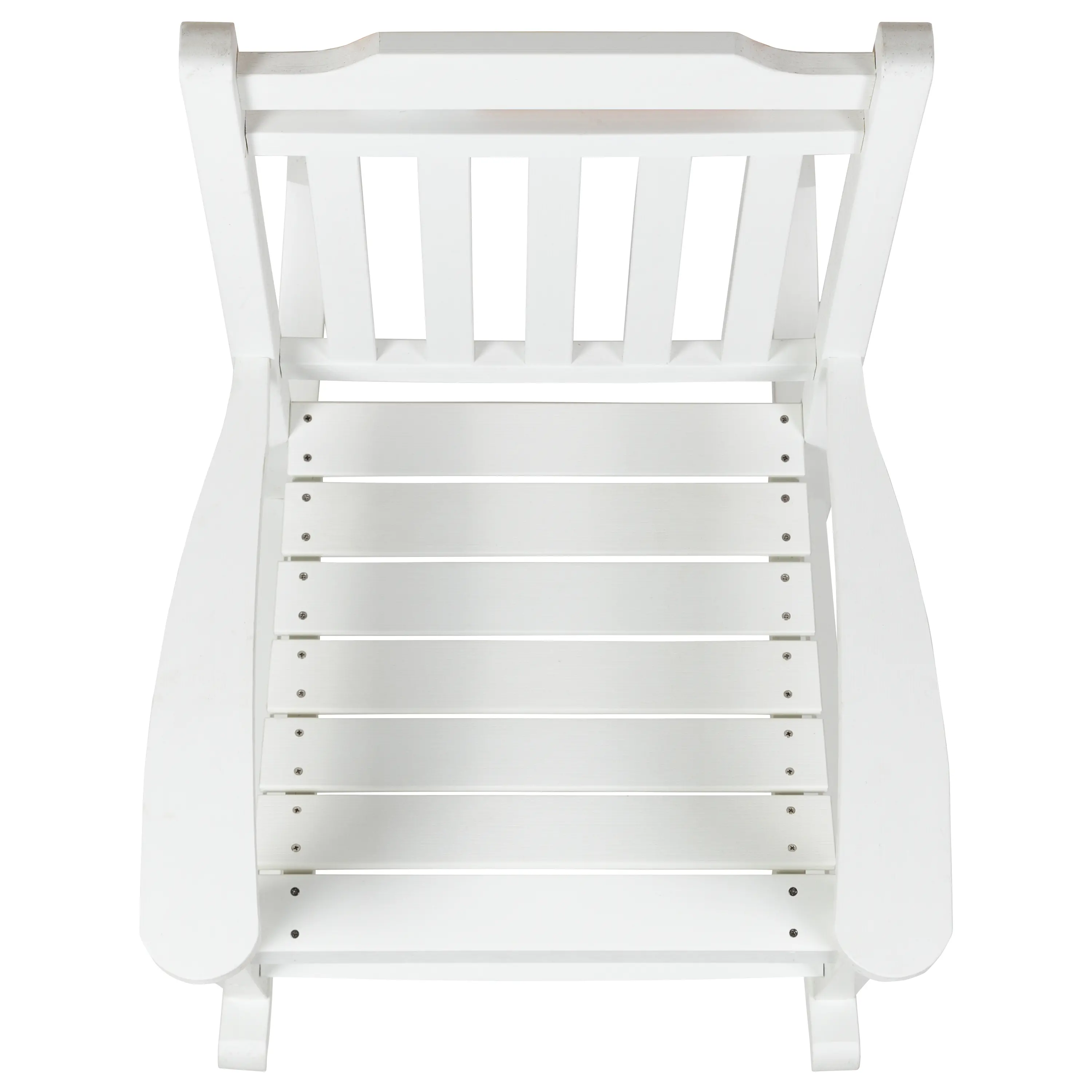 All-Weather White Rocking Chair-7
