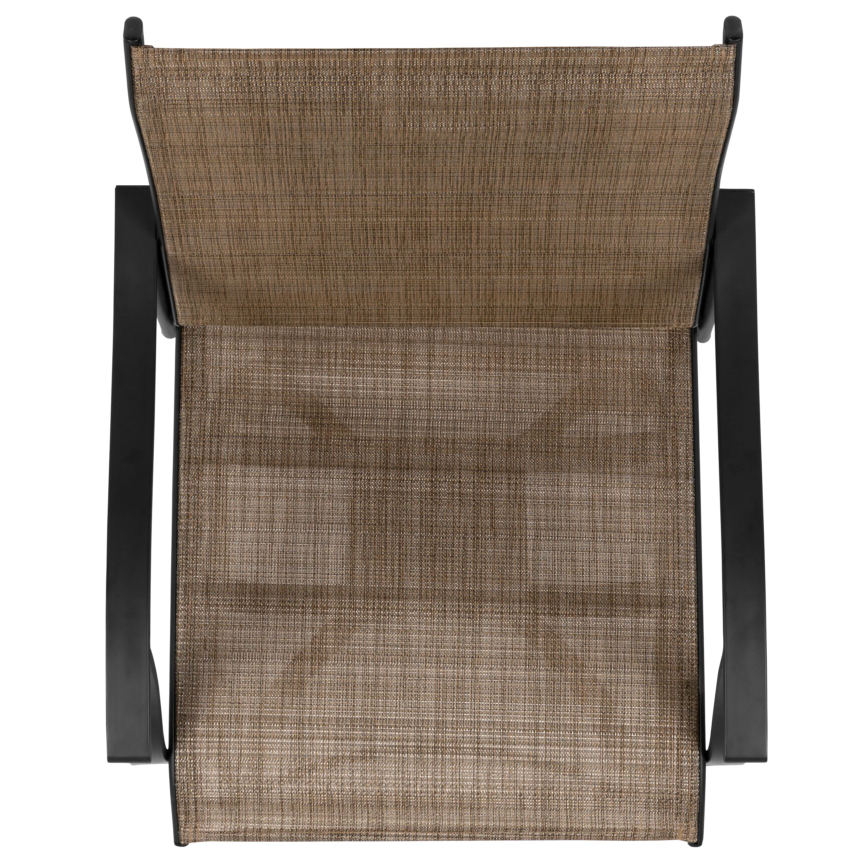 Wren Brown Bar Height Patio Stools, Set of 2-6