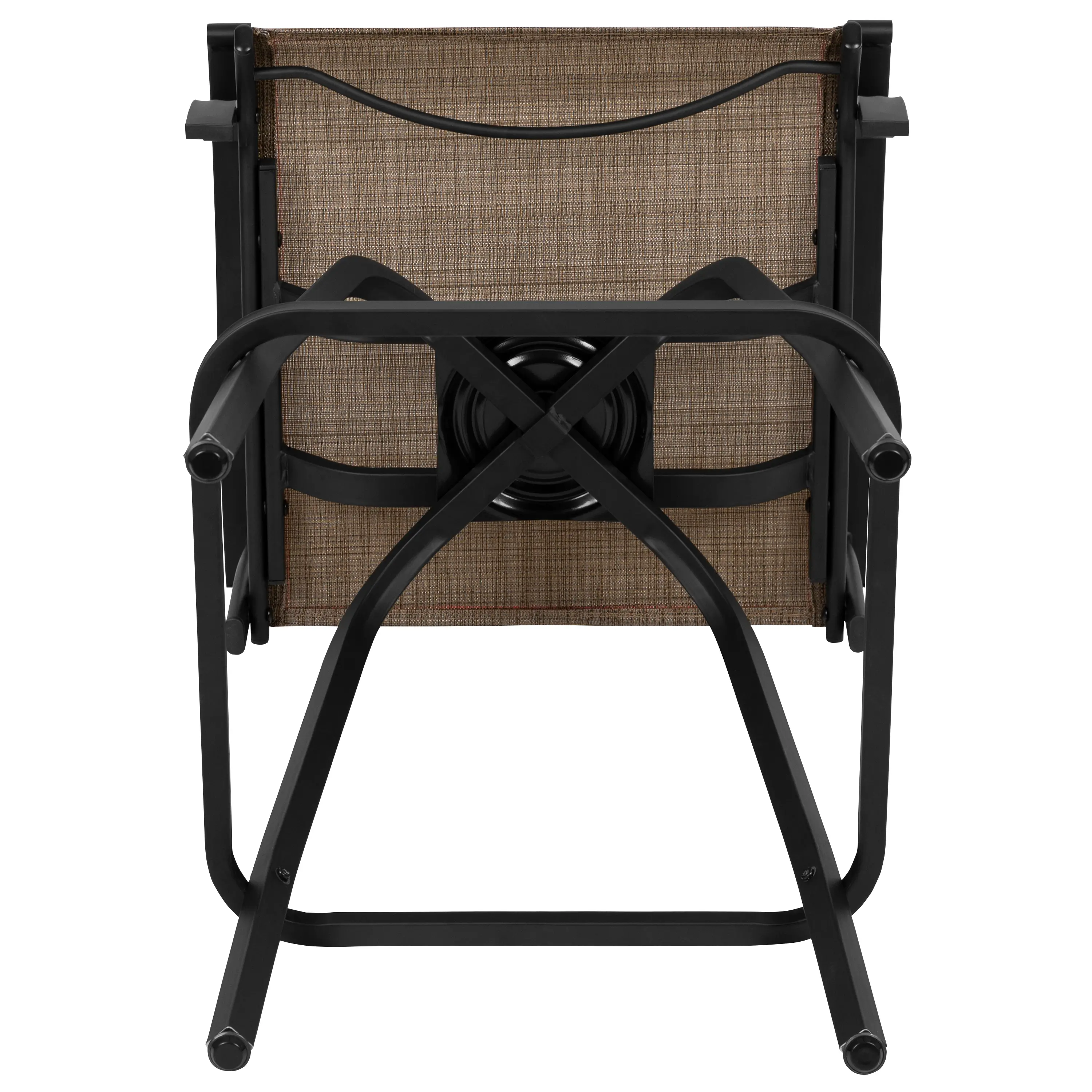 Wren Brown Bar Height Patio Stools, Set of 2-7