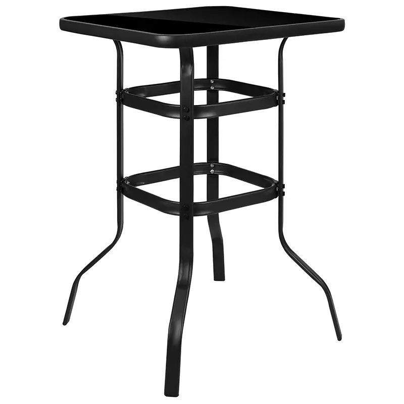 Wren Black Bar Height Patio Table-1