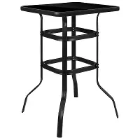 Wren Black Bar Height Patio Table