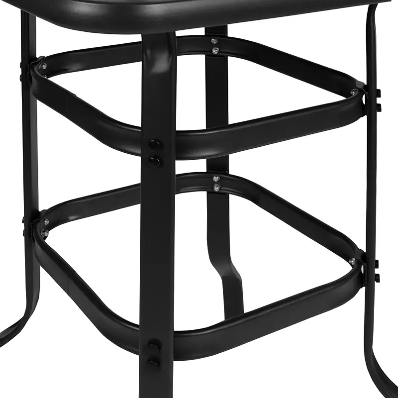 Wren Black Bar Height Patio Table-4