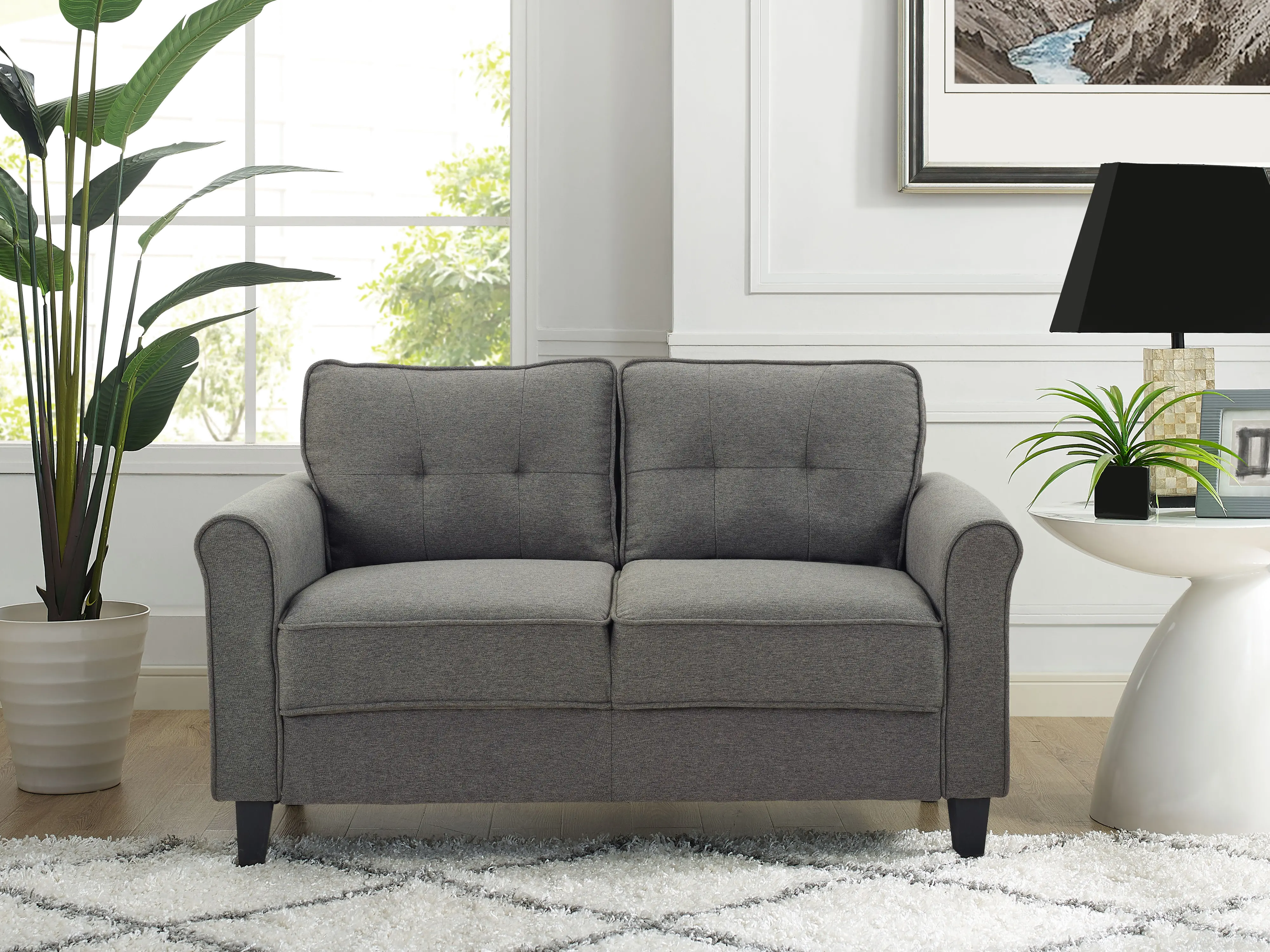 HMTKS2GU3073 Hanson Heather Gray Loveseat-2