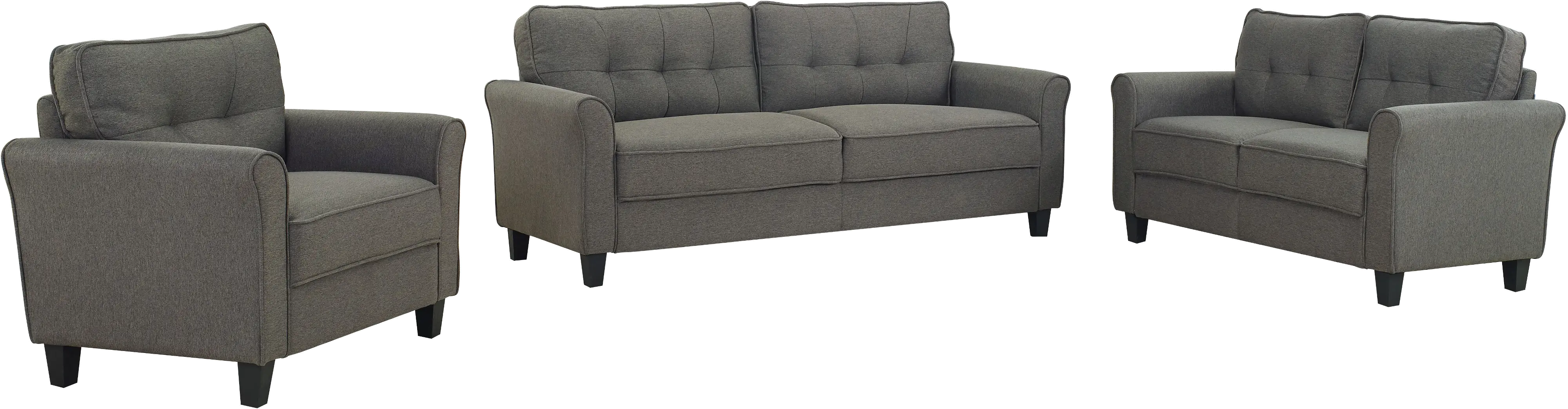 HMTKS2GU3073 Hanson Heather Gray Loveseat-7