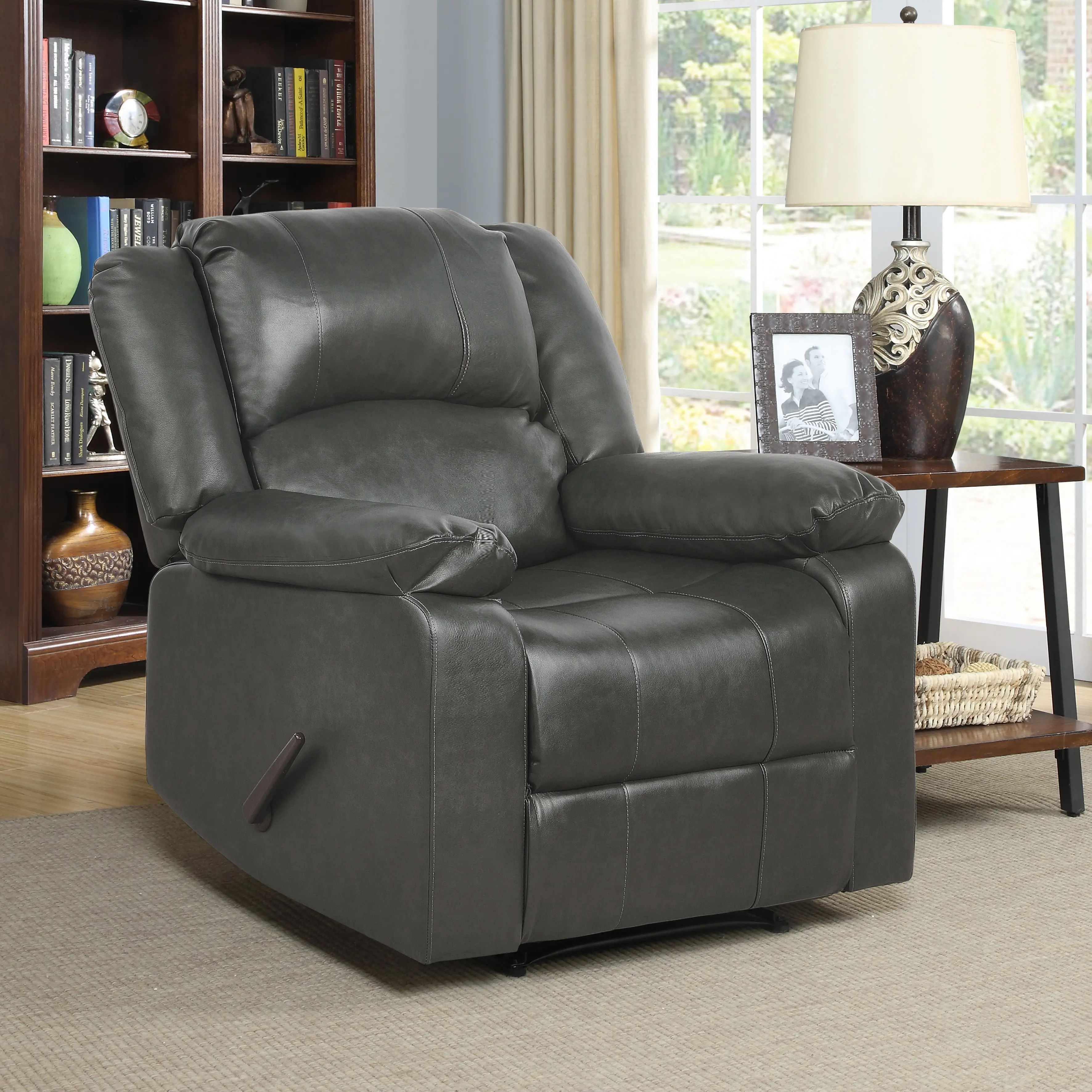 RCPSDM2616 Porter Dark Gray Relax-A-Lounger Recliner-2