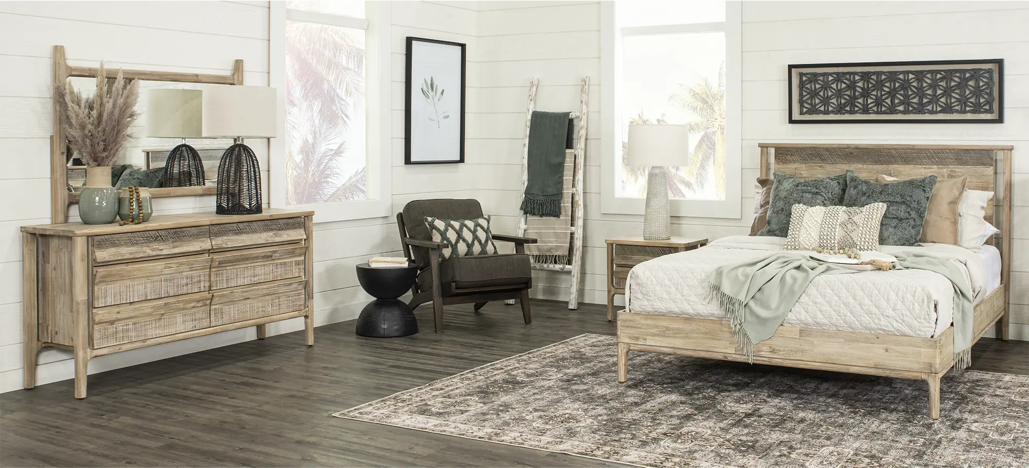 Ellis Light Sand 4 Piece Queen Bedroom Set-1