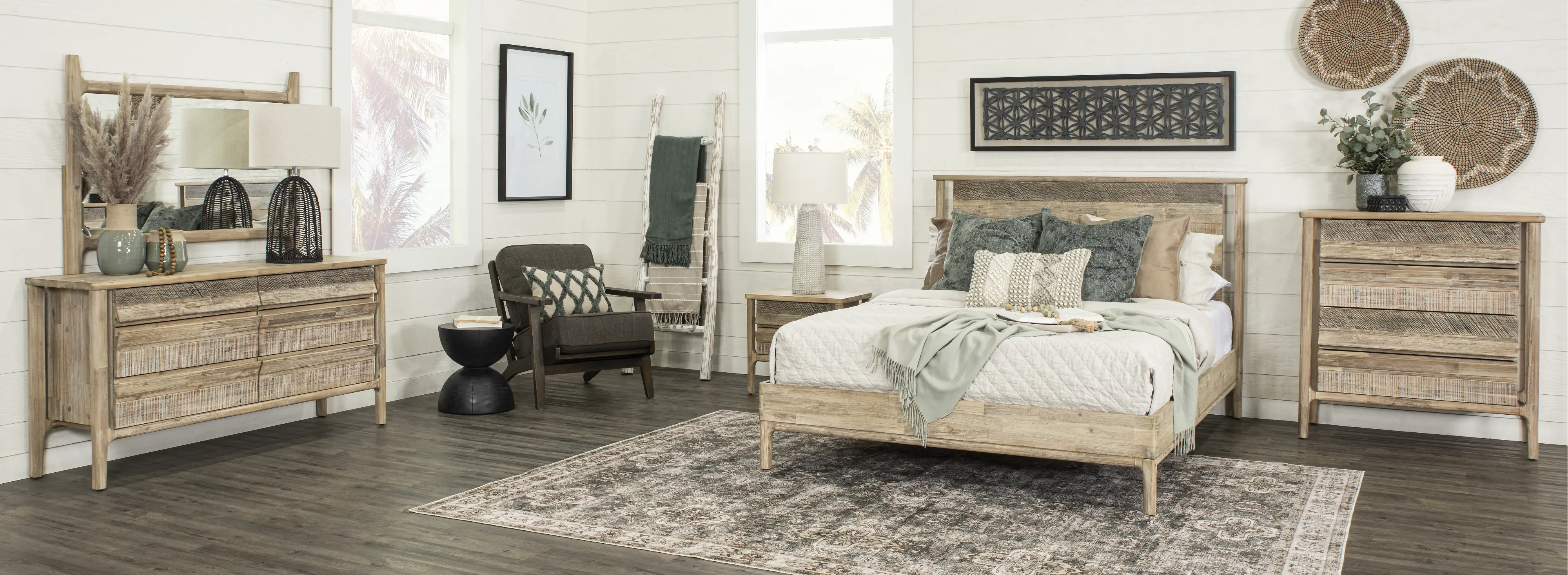 Ellis Light Sand 4 Piece Queen Bedroom Set-2