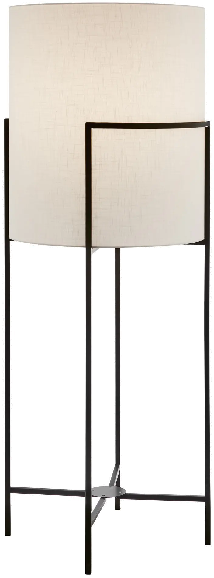 Cam Black and White Outdoor Cordless Floor Lamp with Rechargeable Bulb-1
