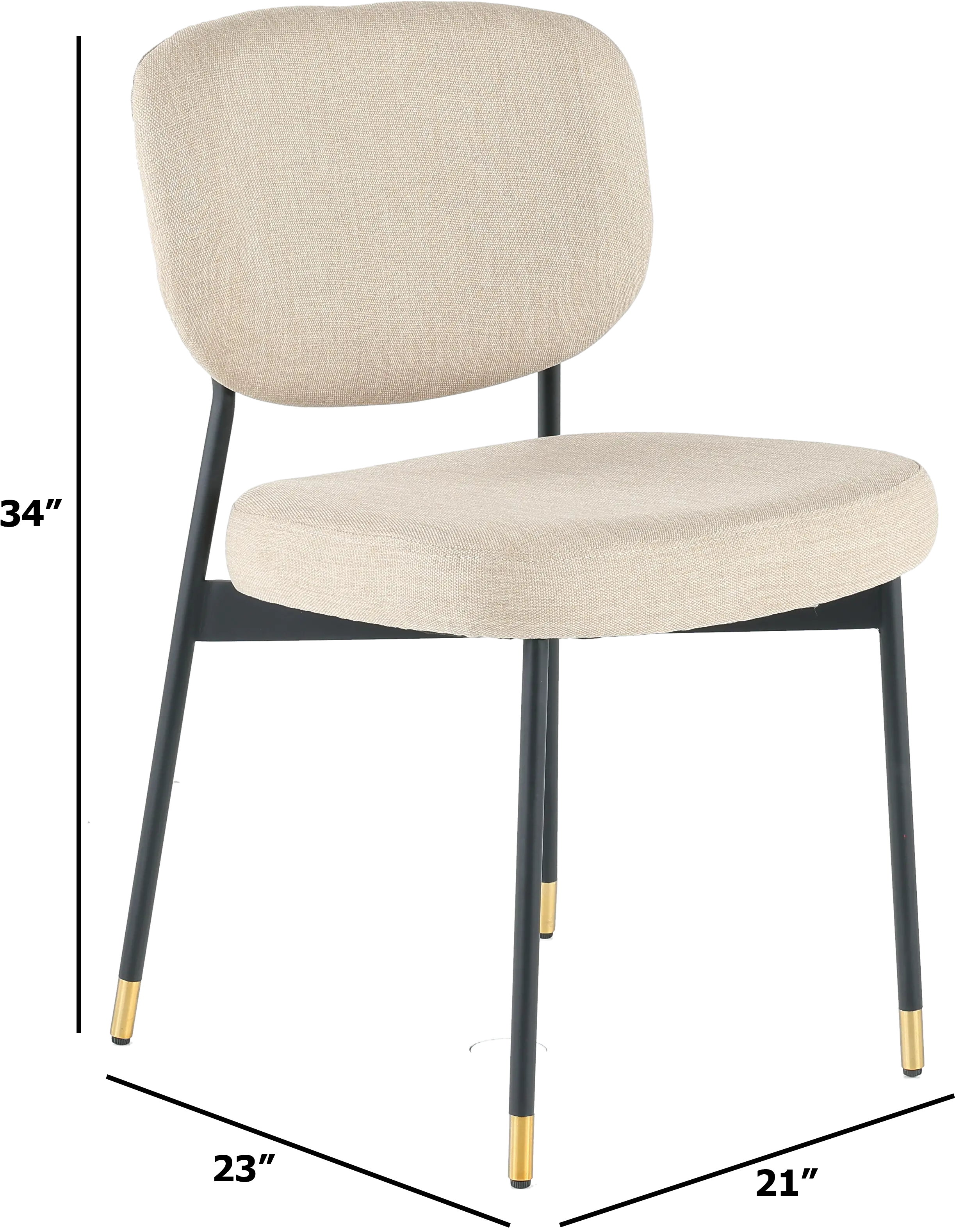 Testa Taupe Upholstered Dining Room Chair-4