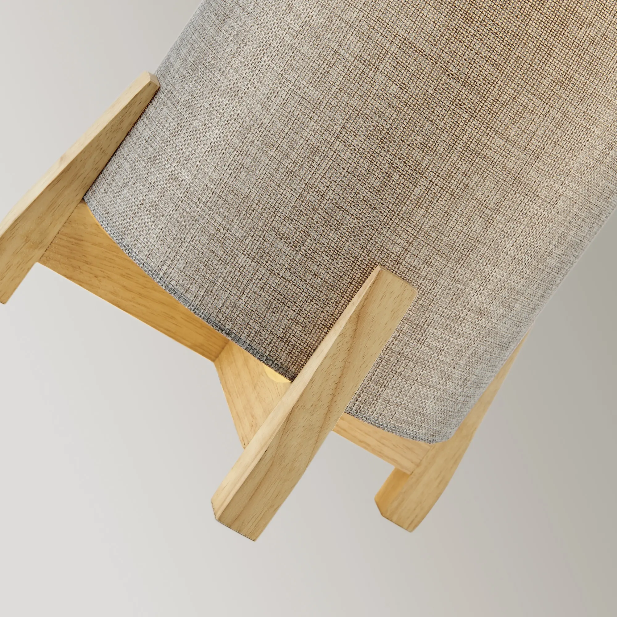 Hayes Gray and Wood Outdoor Cordless Table Lamp with Rechargeable Bulb-3