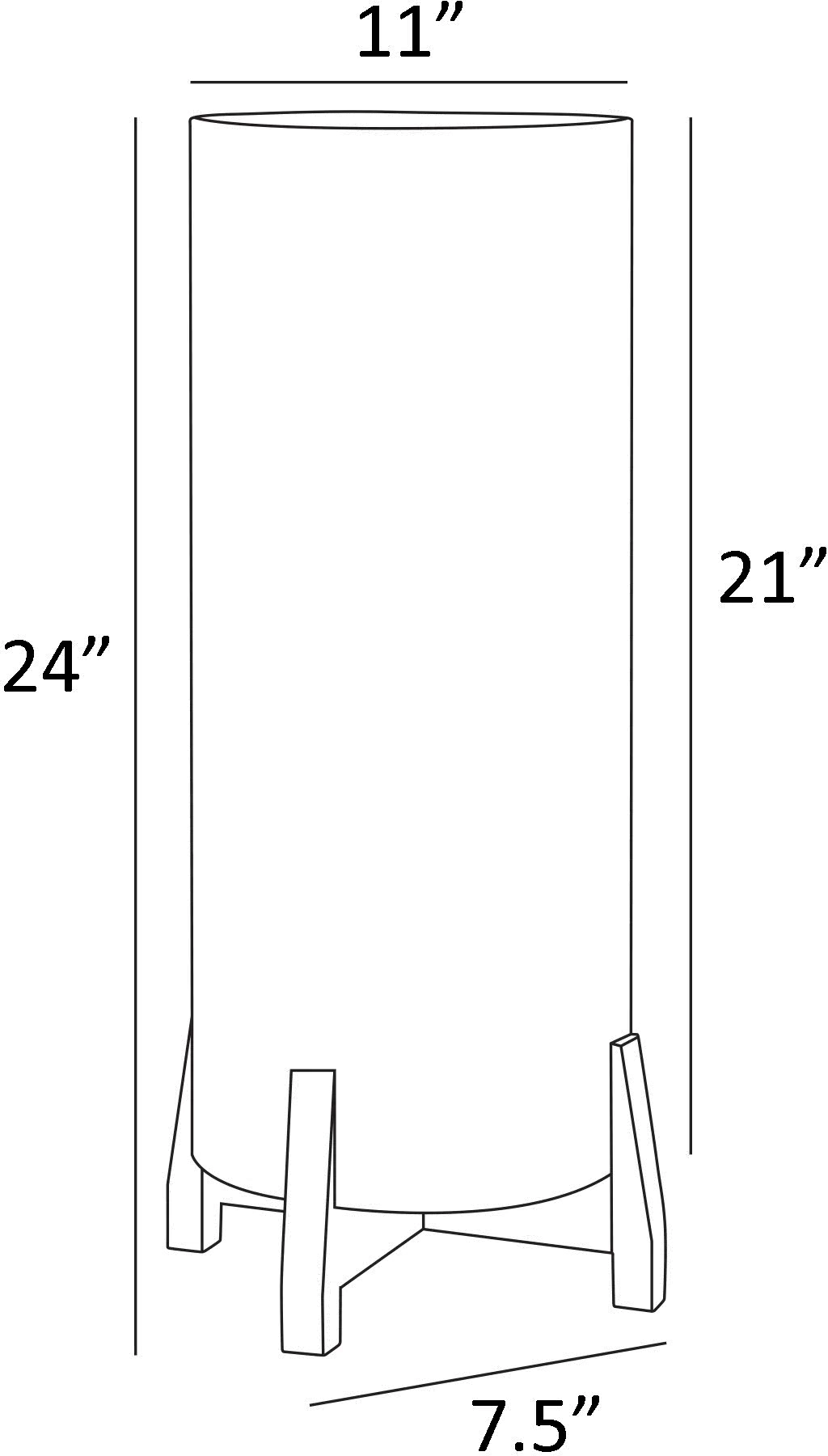 Hayes Gray and Wood Outdoor Cordless Table Lamp with Rechargeable Bulb-4