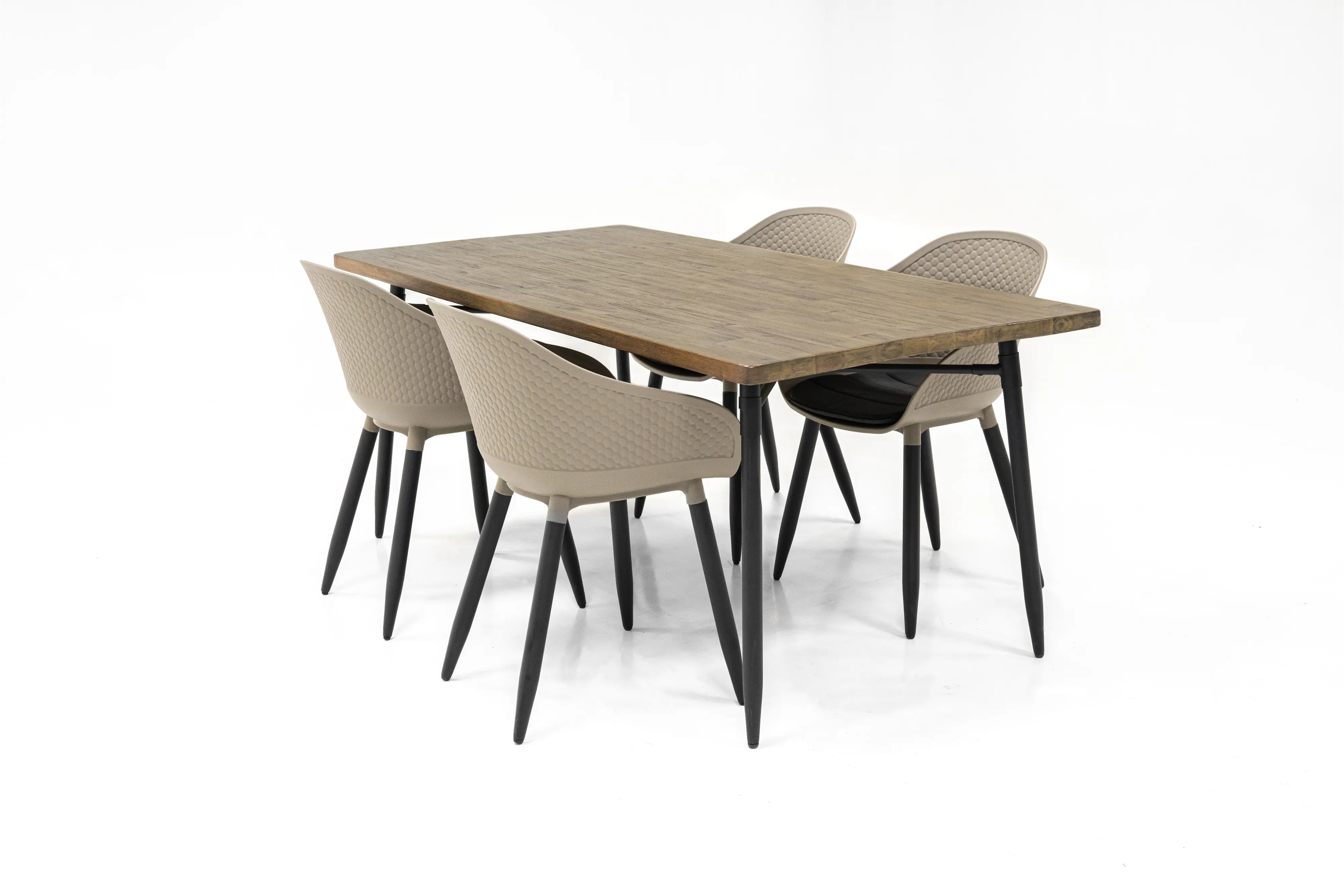 Testa Taupe 5 Piece Dining Room Set-1