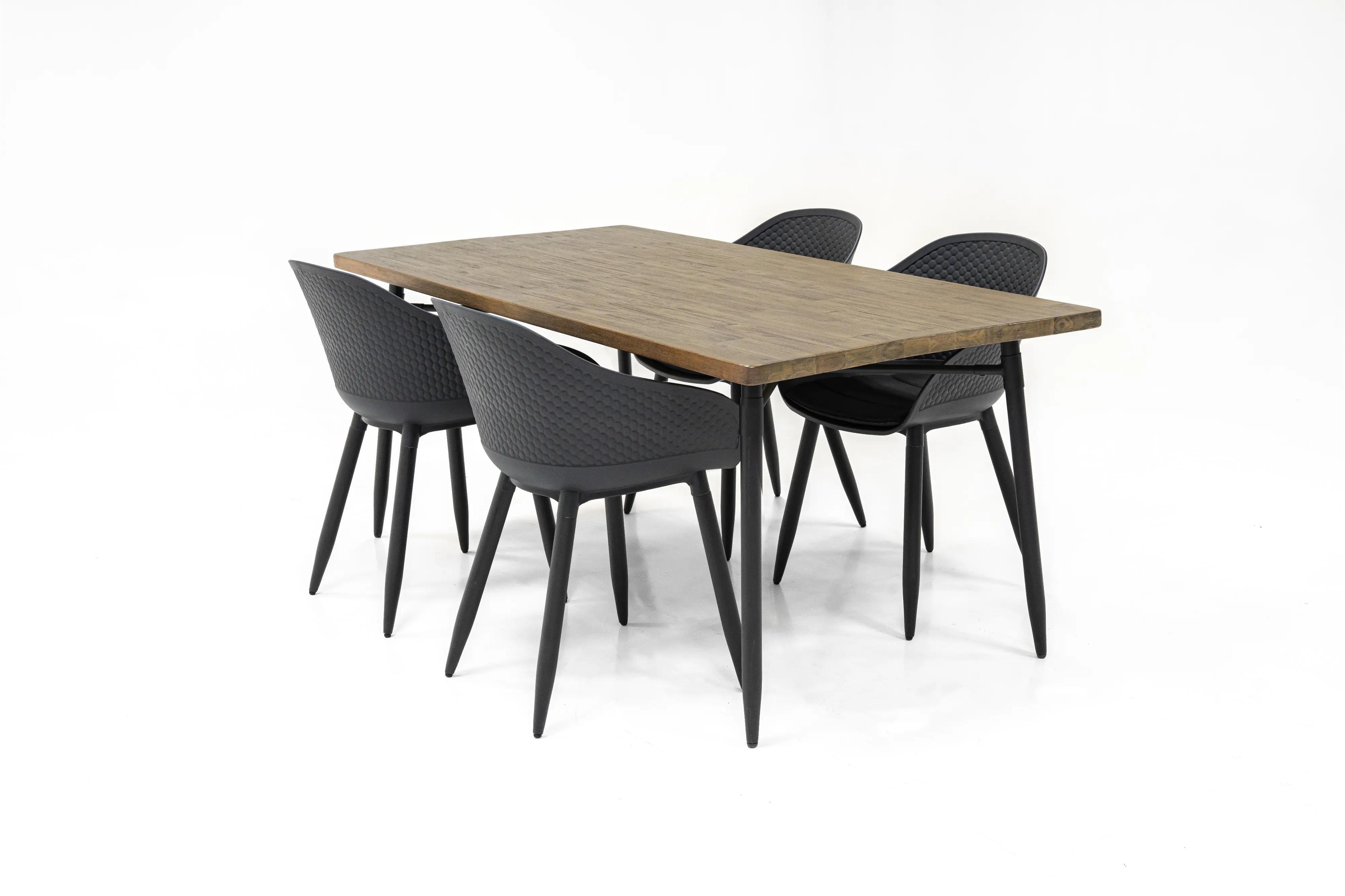 Testa Black 5 Piece Dining Room Set-1