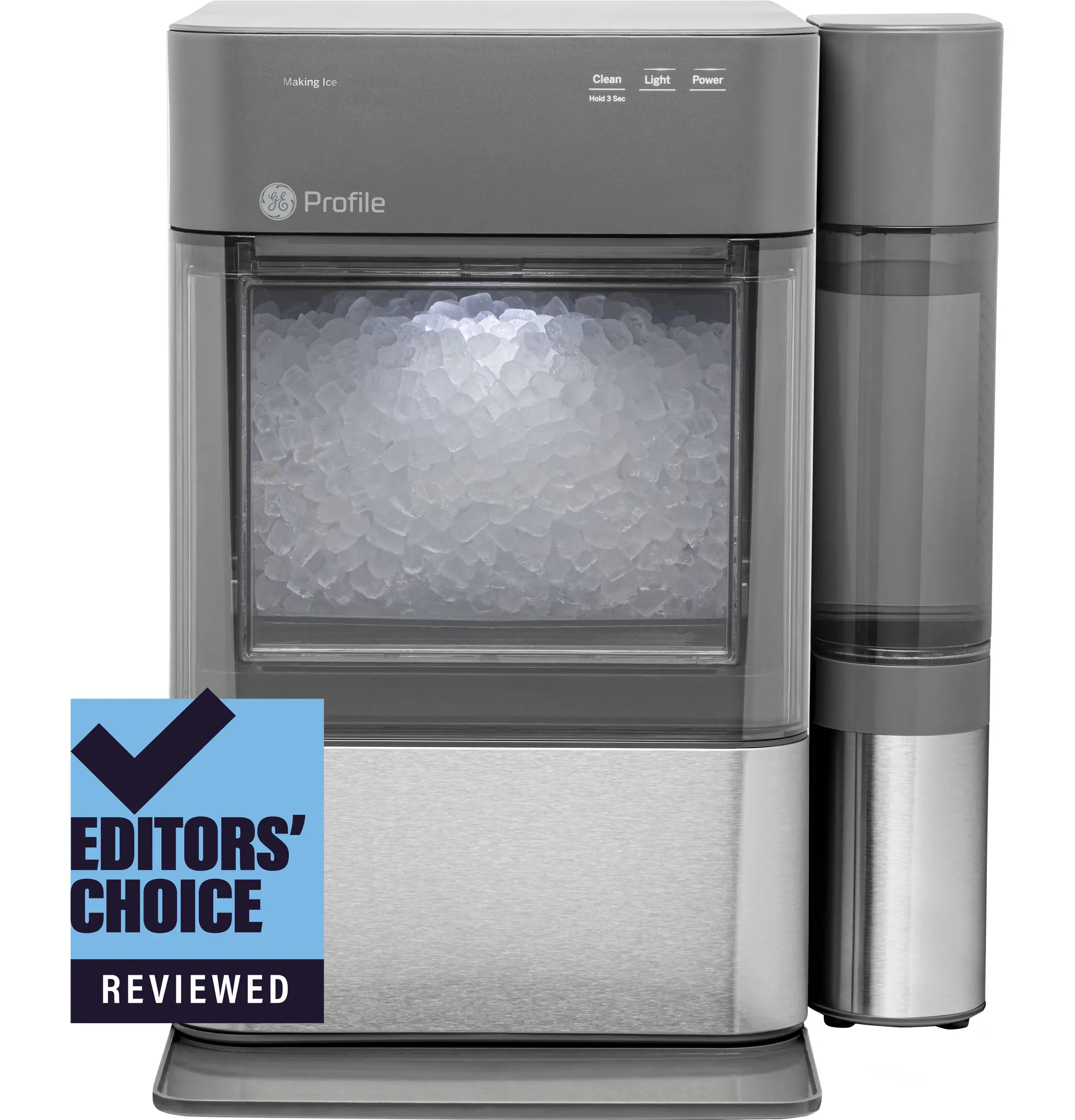 XPIO13SCSS GE Profile Opal 2.0 Nugget Ice Maker with Side Tank-1