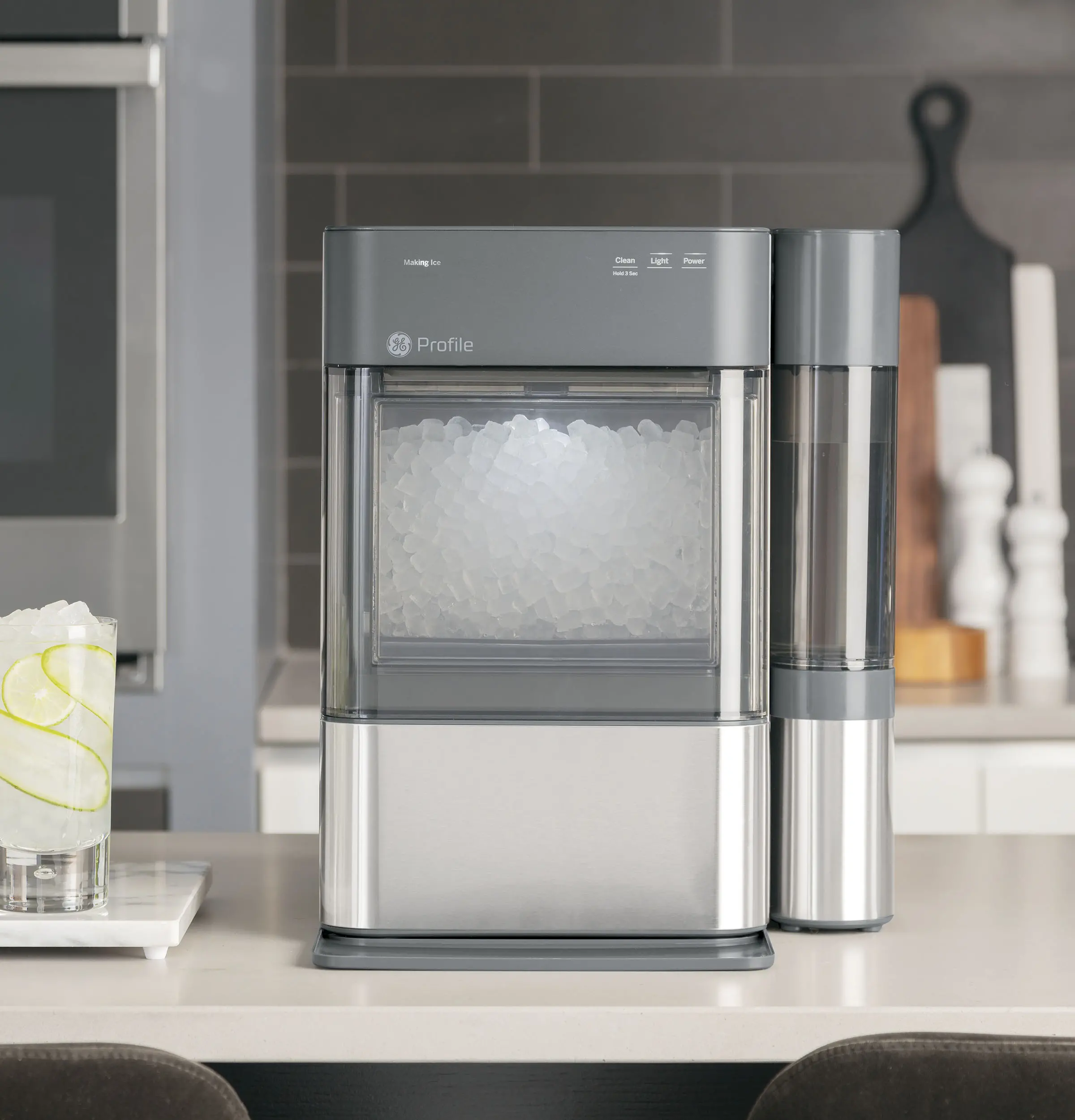 XPIO13SCSS GE Profile Opal 2.0 Nugget Ice Maker with Side Tank-3