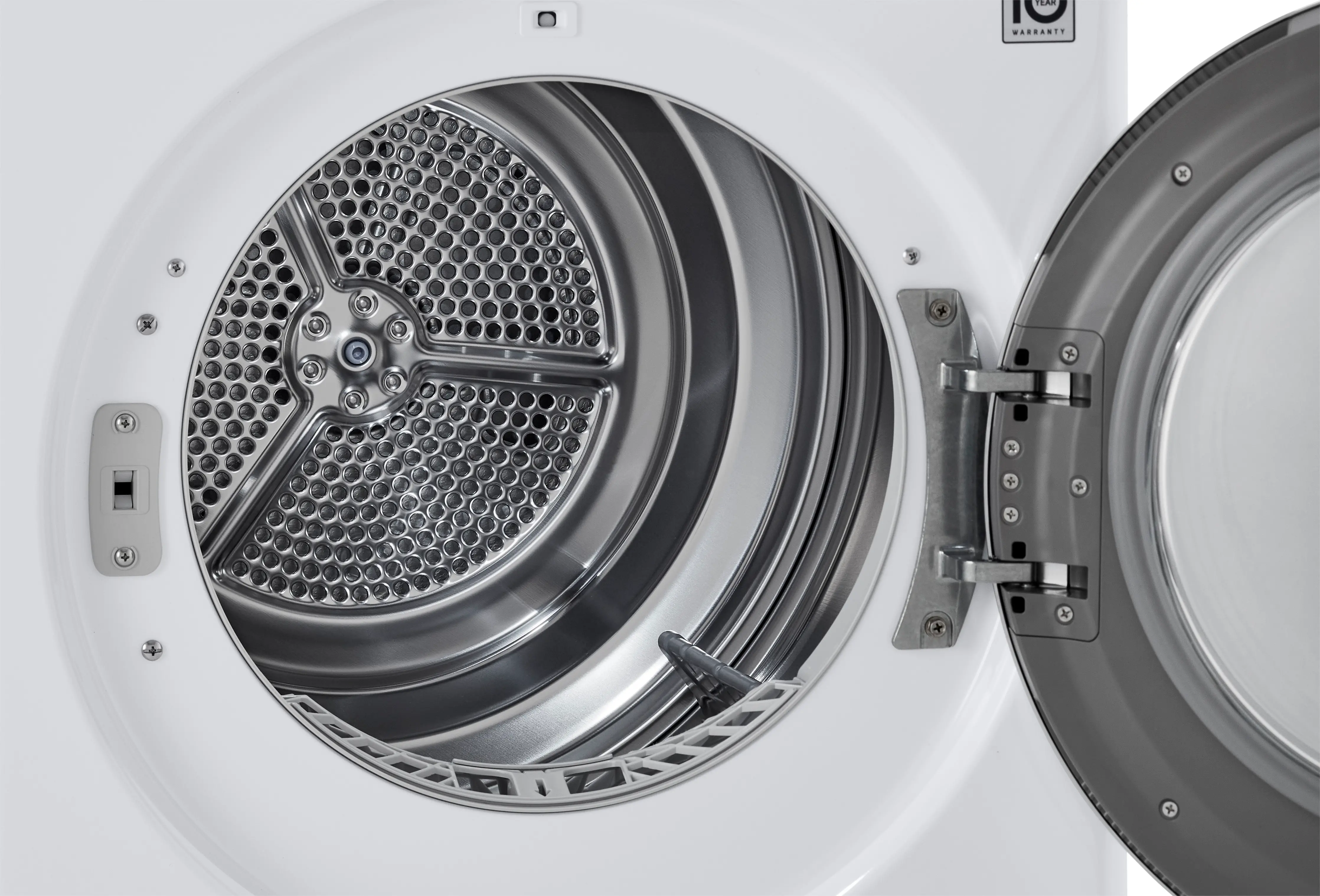 DLHC1455W LG Compact Smart Front Load Electric Dryer with Dual Inverter - 4.2 cu ft White-4