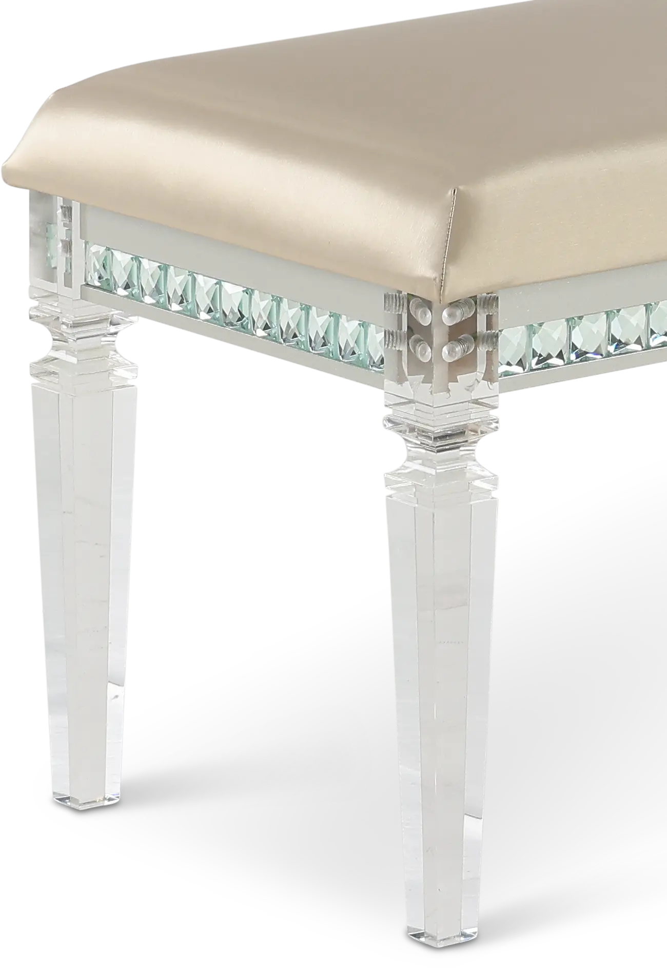 Radiant Platinum Bed Bench-2