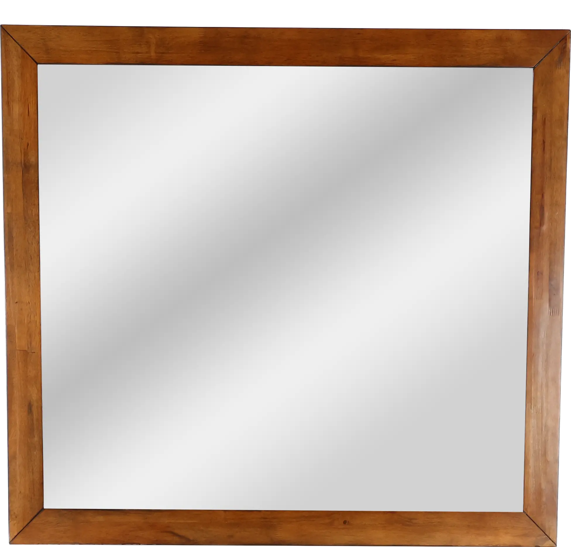 Robin Mid-Century Modern Brown Mirror-1