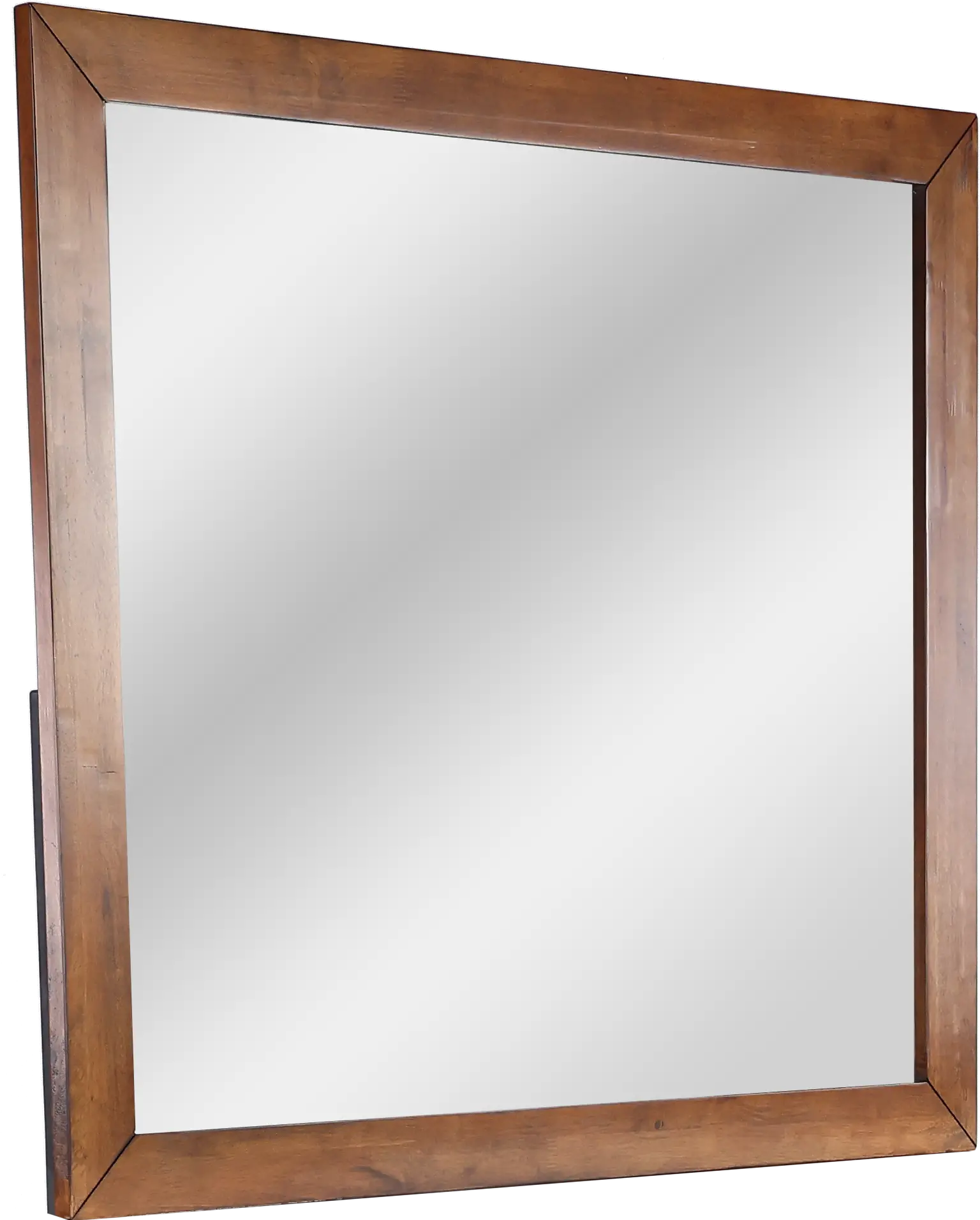 Robin Mid-Century Modern Brown Mirror-4