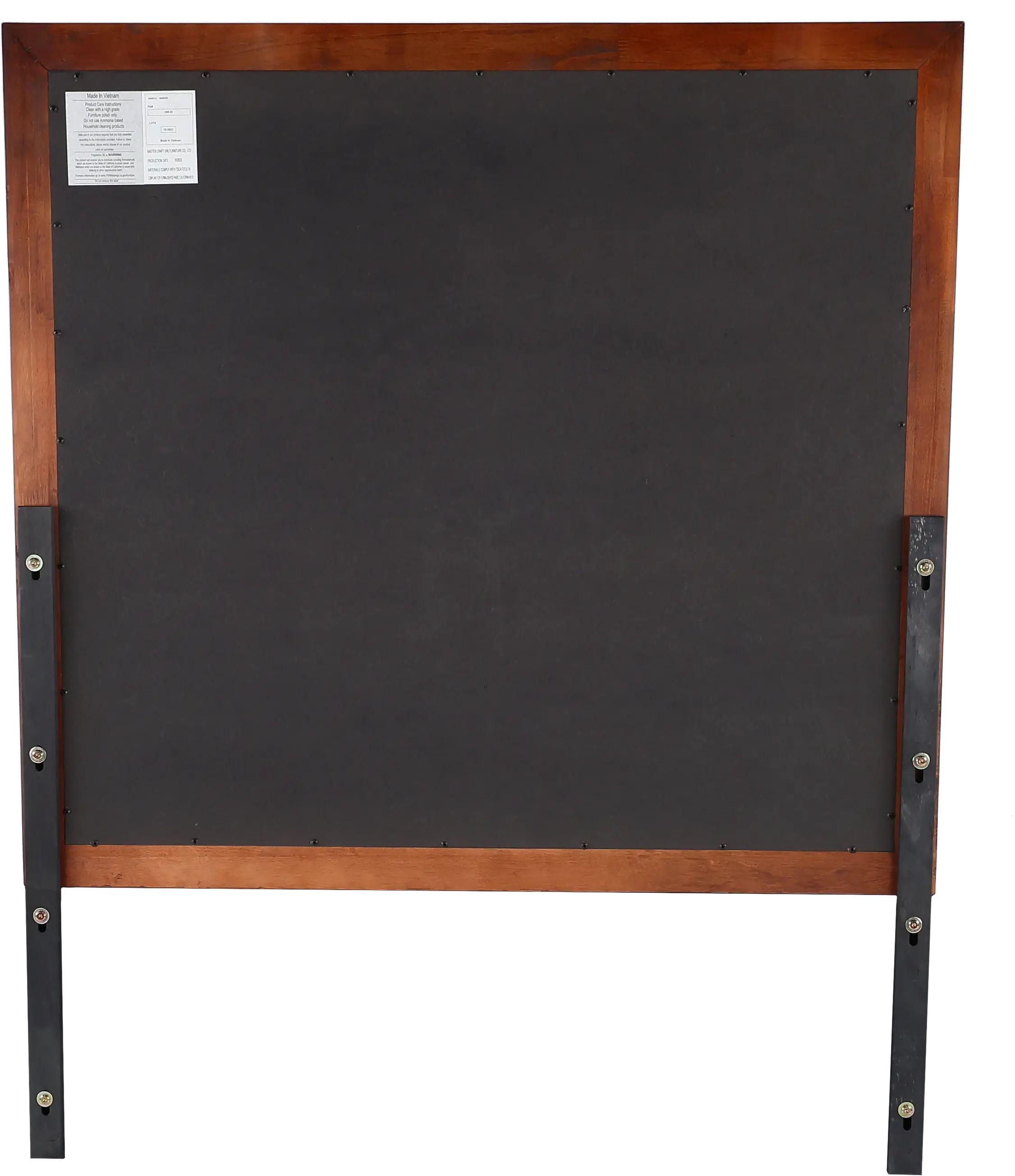 Robin Mid-Century Modern Brown Mirror-5