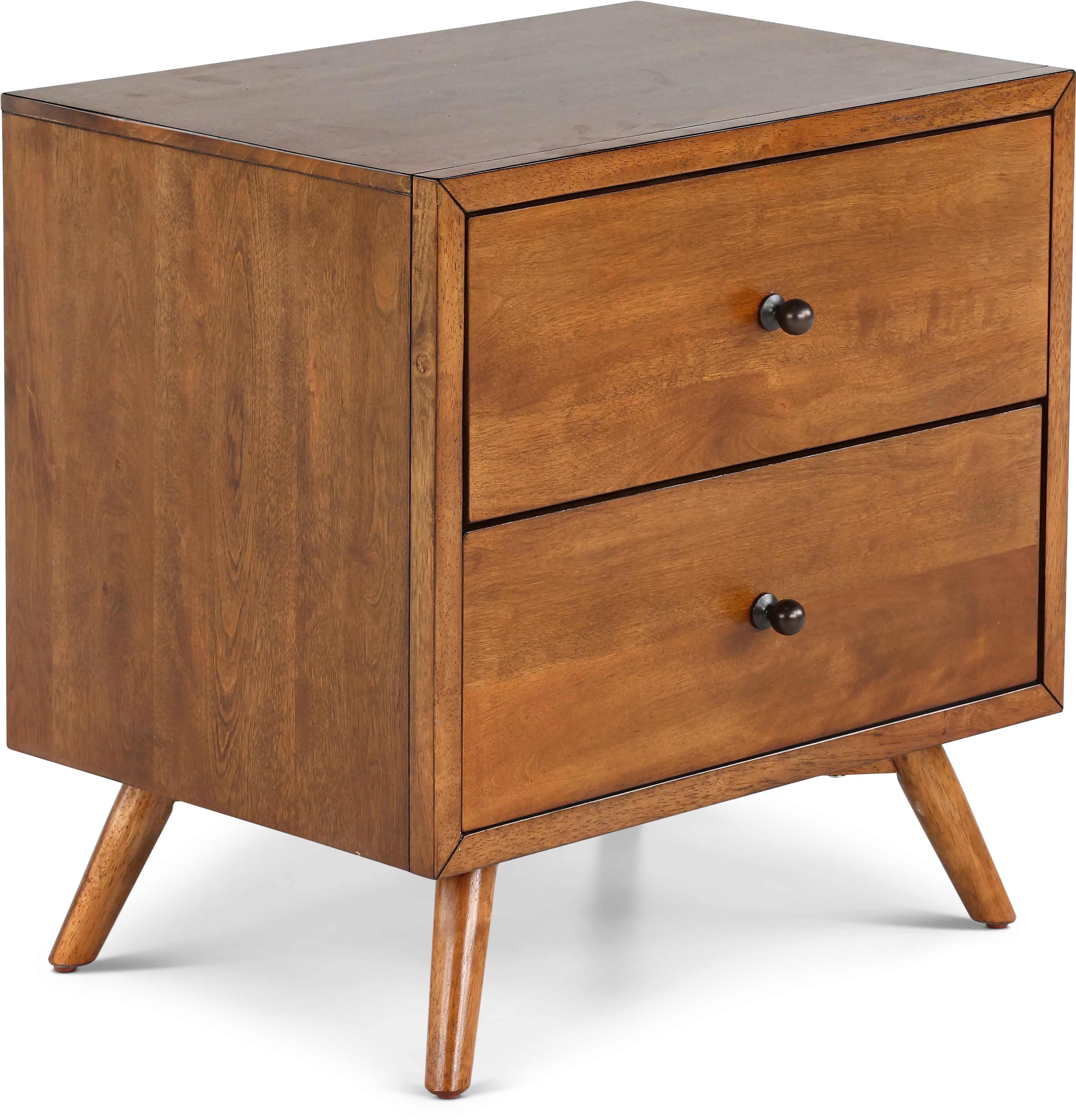 Robin Mid-Century Modern Brown Nightstand-4