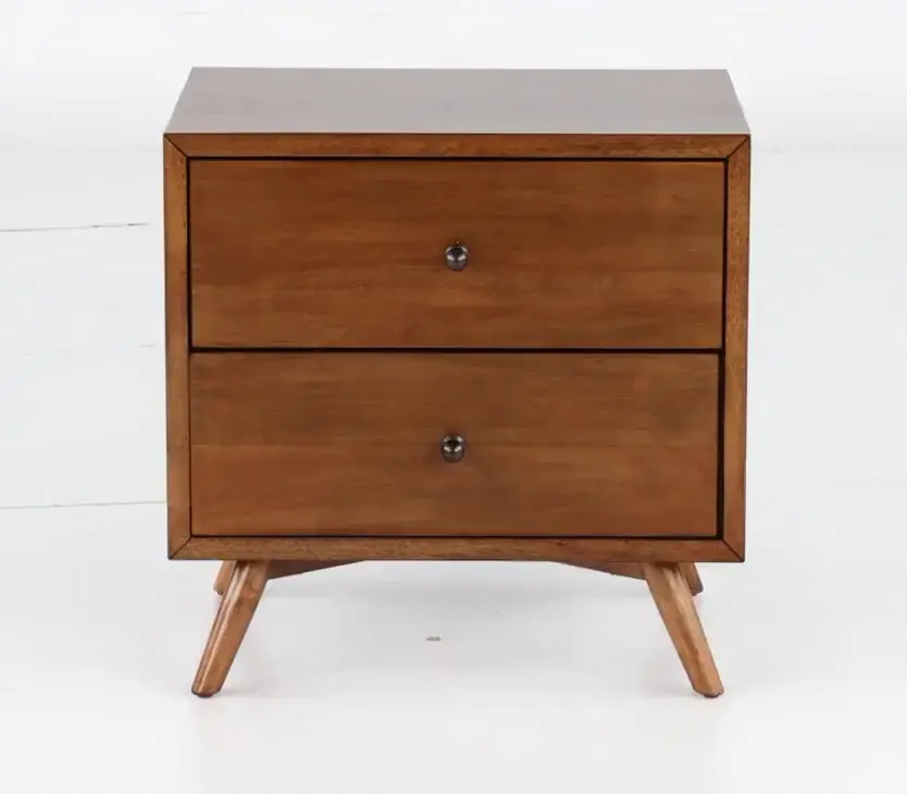 Robin Mid-Century Modern Brown Nightstand-5