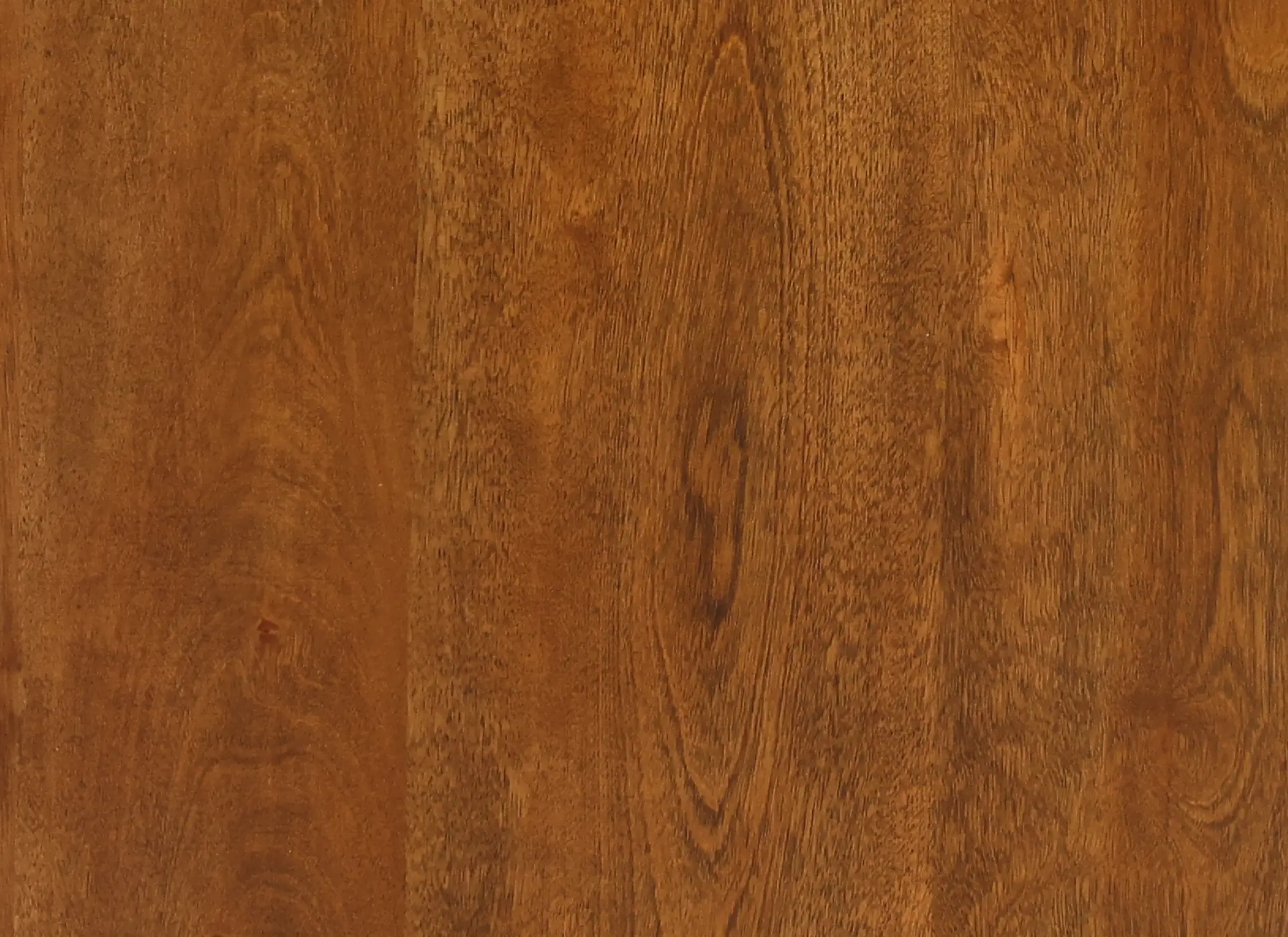 Drawer of nightstand open showing light interior and white color; knob visible