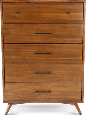 mid century modern dresser under $300 Walnut Mid Century Dresser