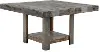 Loft Pine Charcoal Brown Dining Table