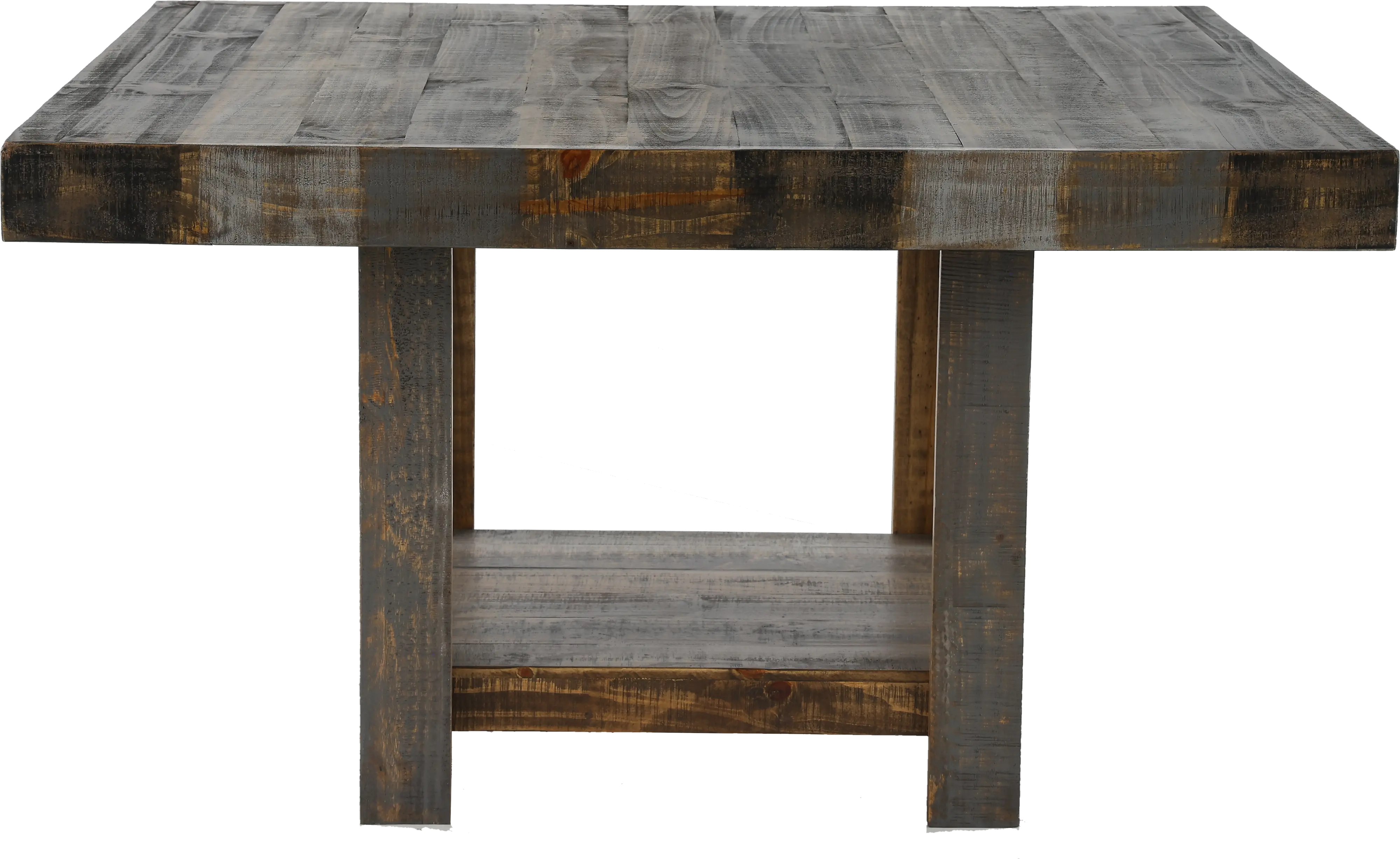 Loft Rustic Pine Dining Table-1