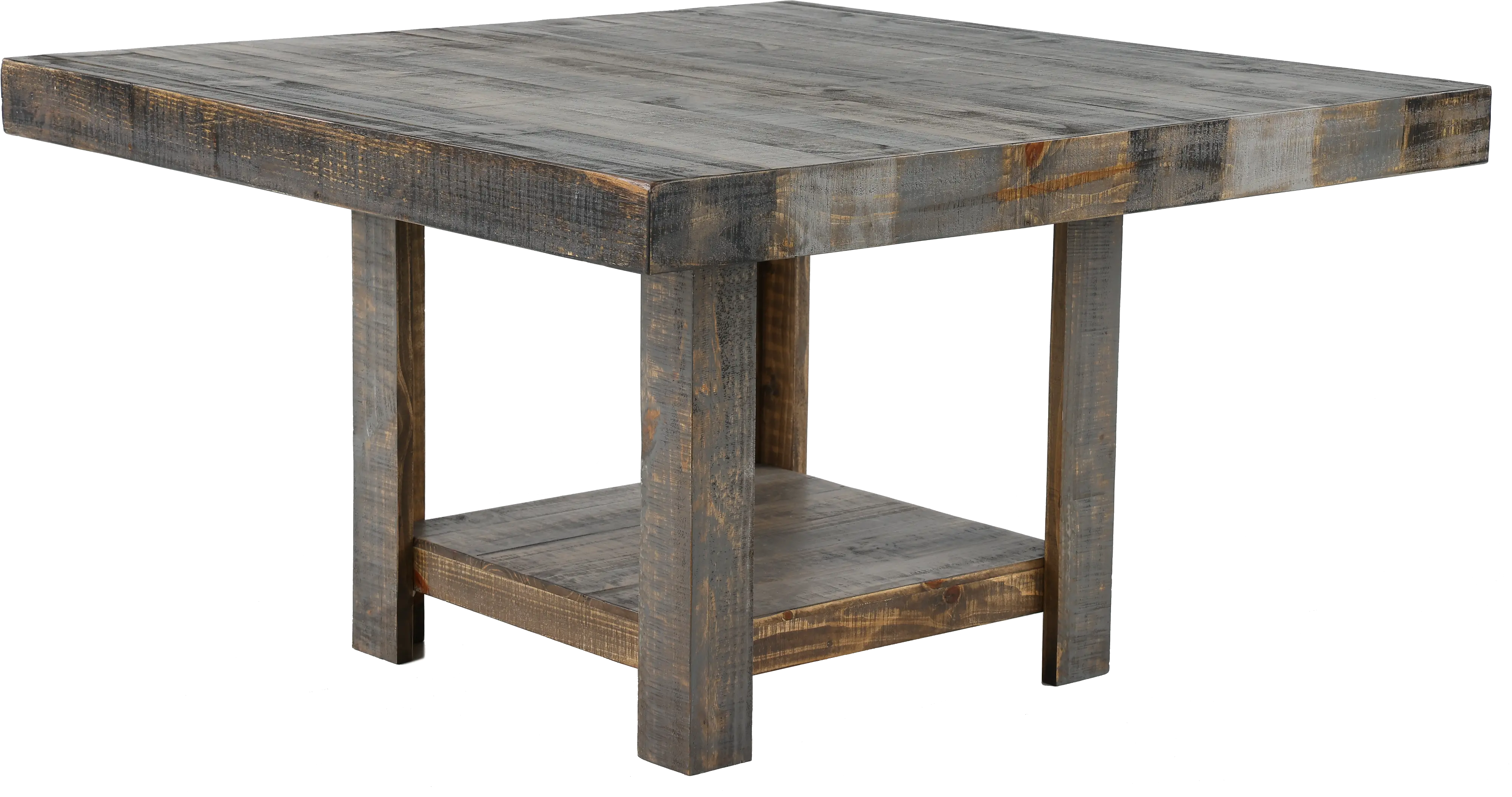 Loft Rustic Pine Dining Table-4