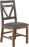 Loft Rustic Pine Dining Chair