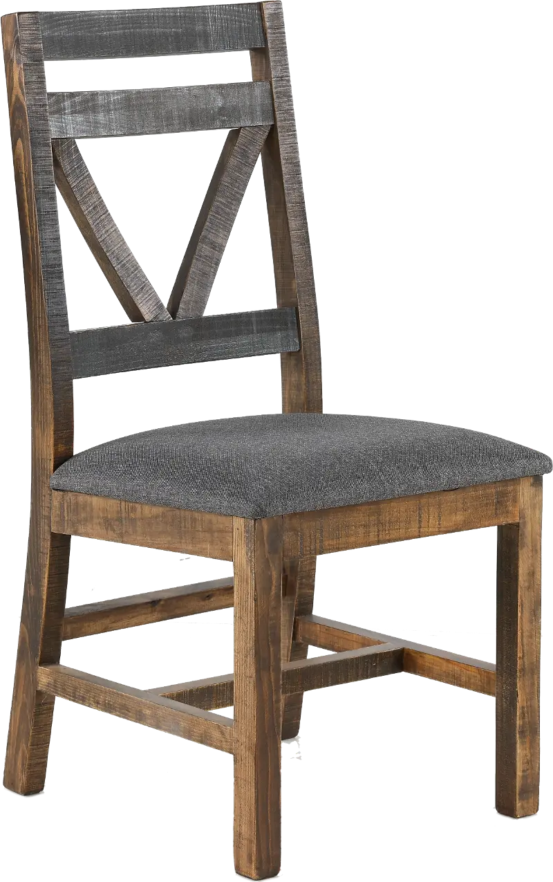 Loft Rustic Pine Dining Chair