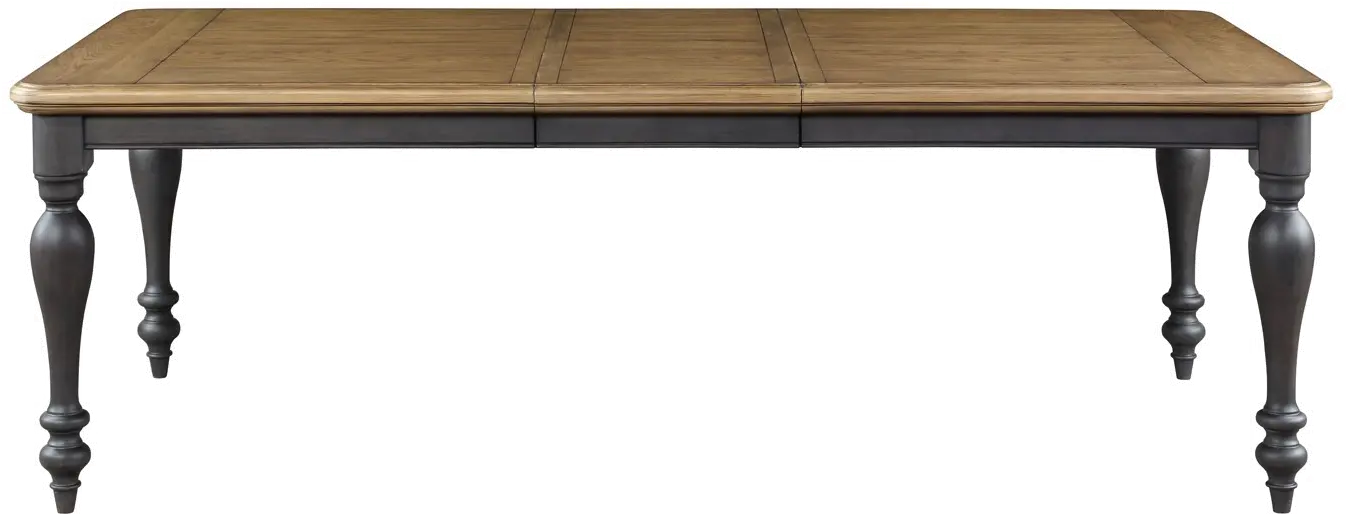 Waters Edge Dark Gray Dining Room Table-1