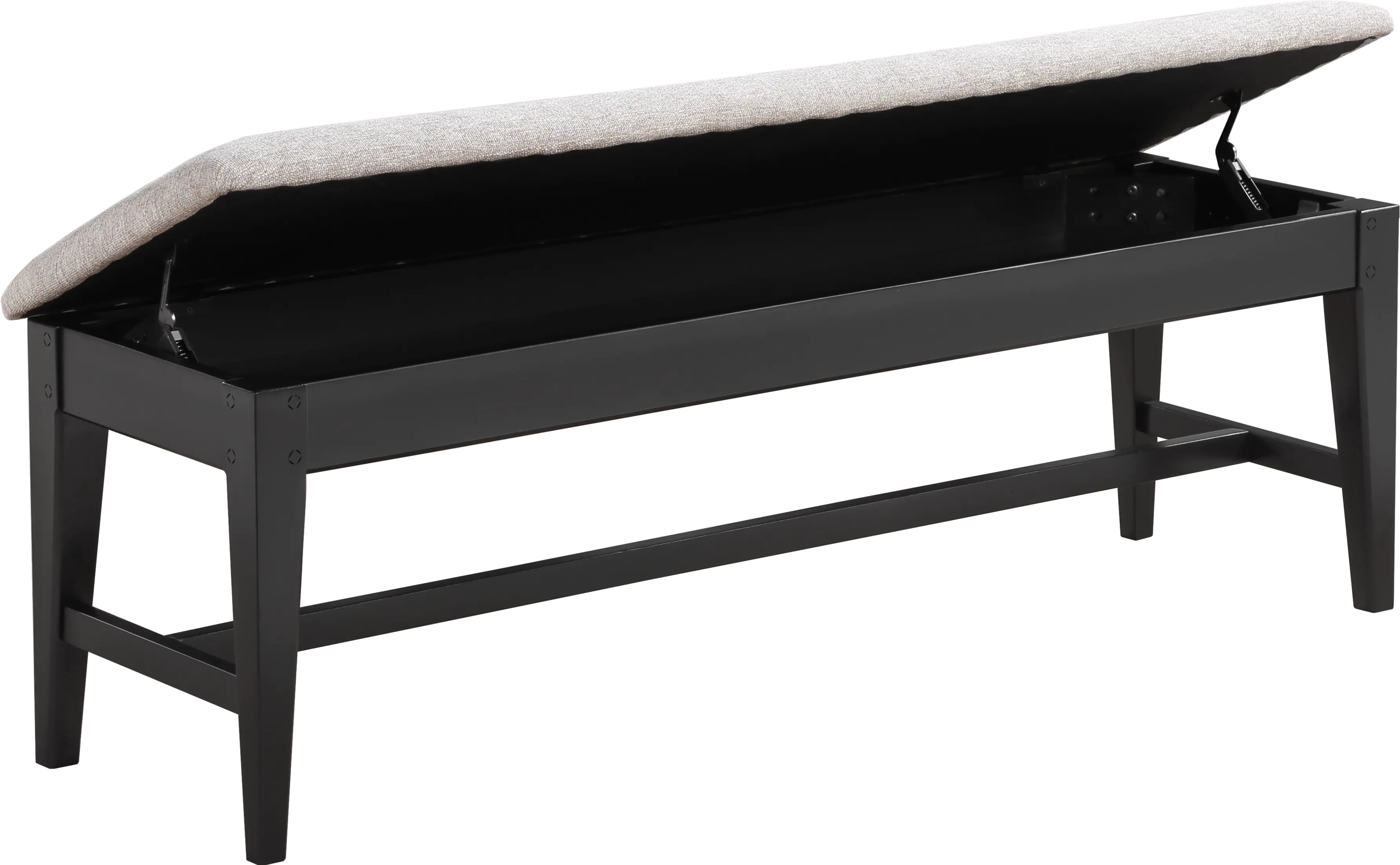 Lakeside Black Dining Room Bench-4