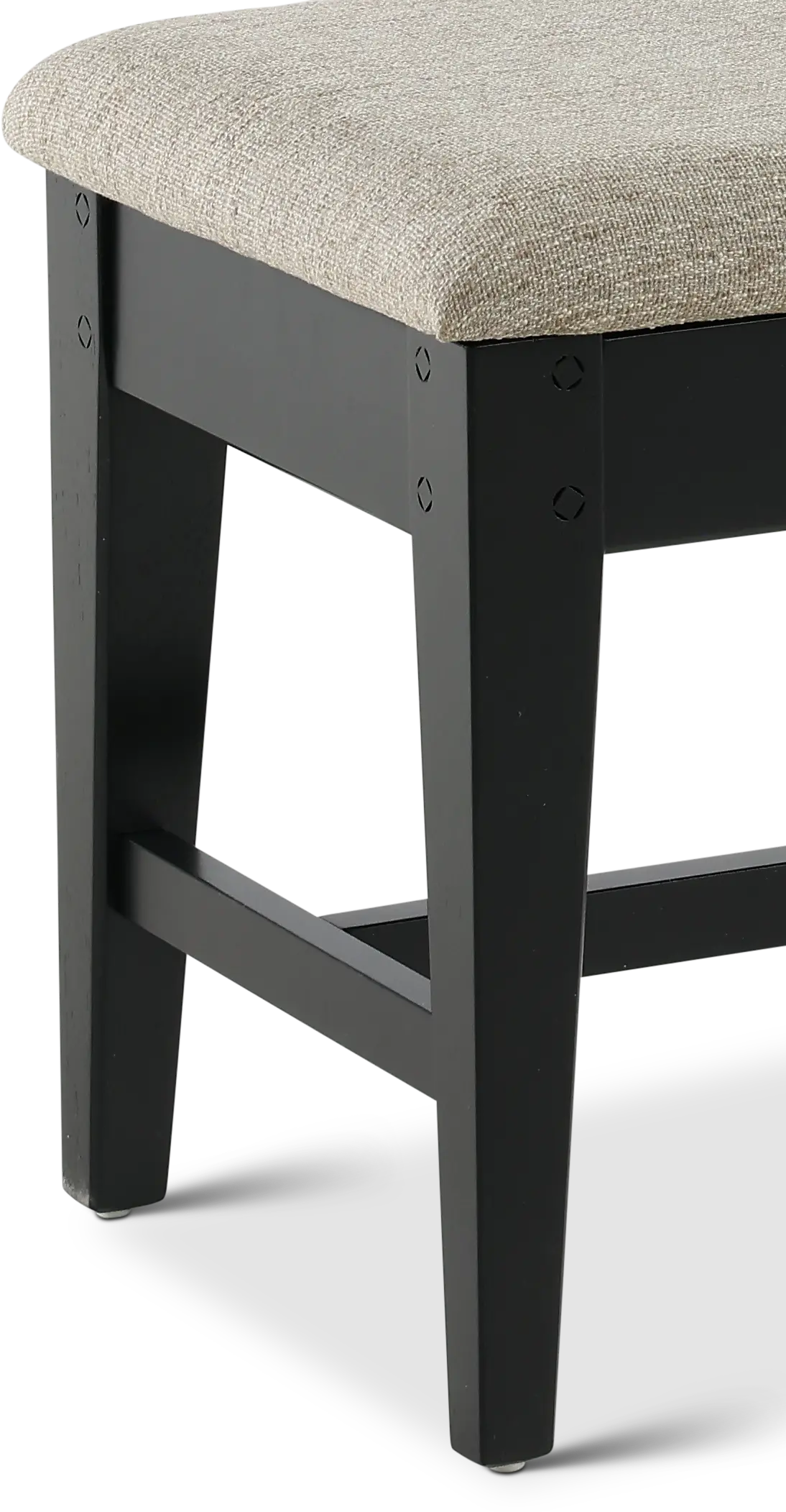 Lakeside Black Dining Room Bench-2