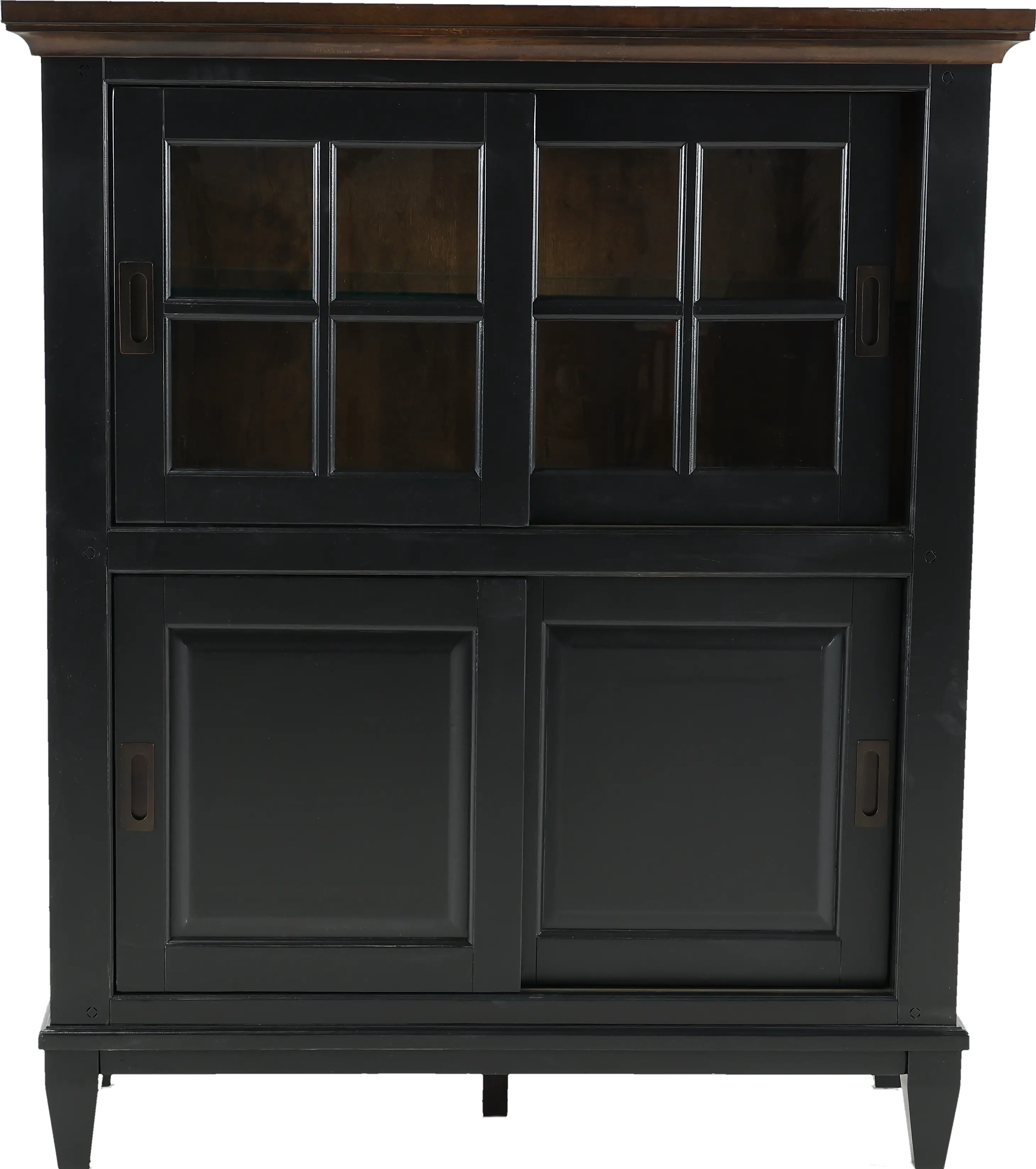 Lakeside Black Curio Cabinet-1