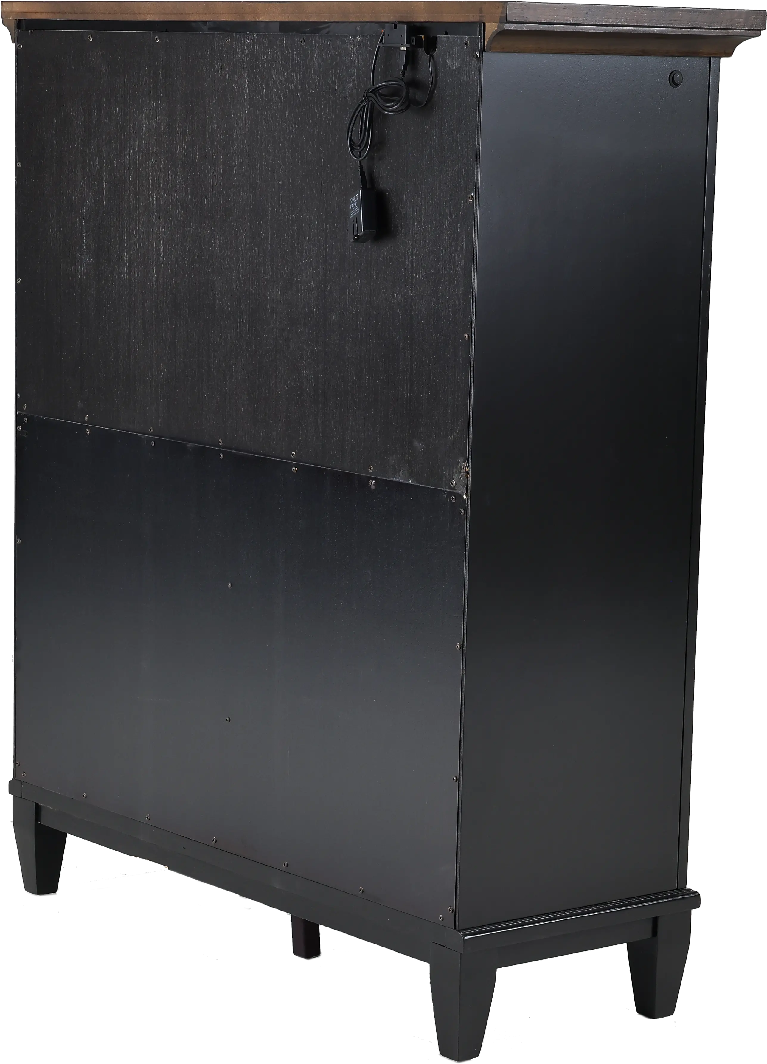 Lakeside Black Curio Cabinet-5