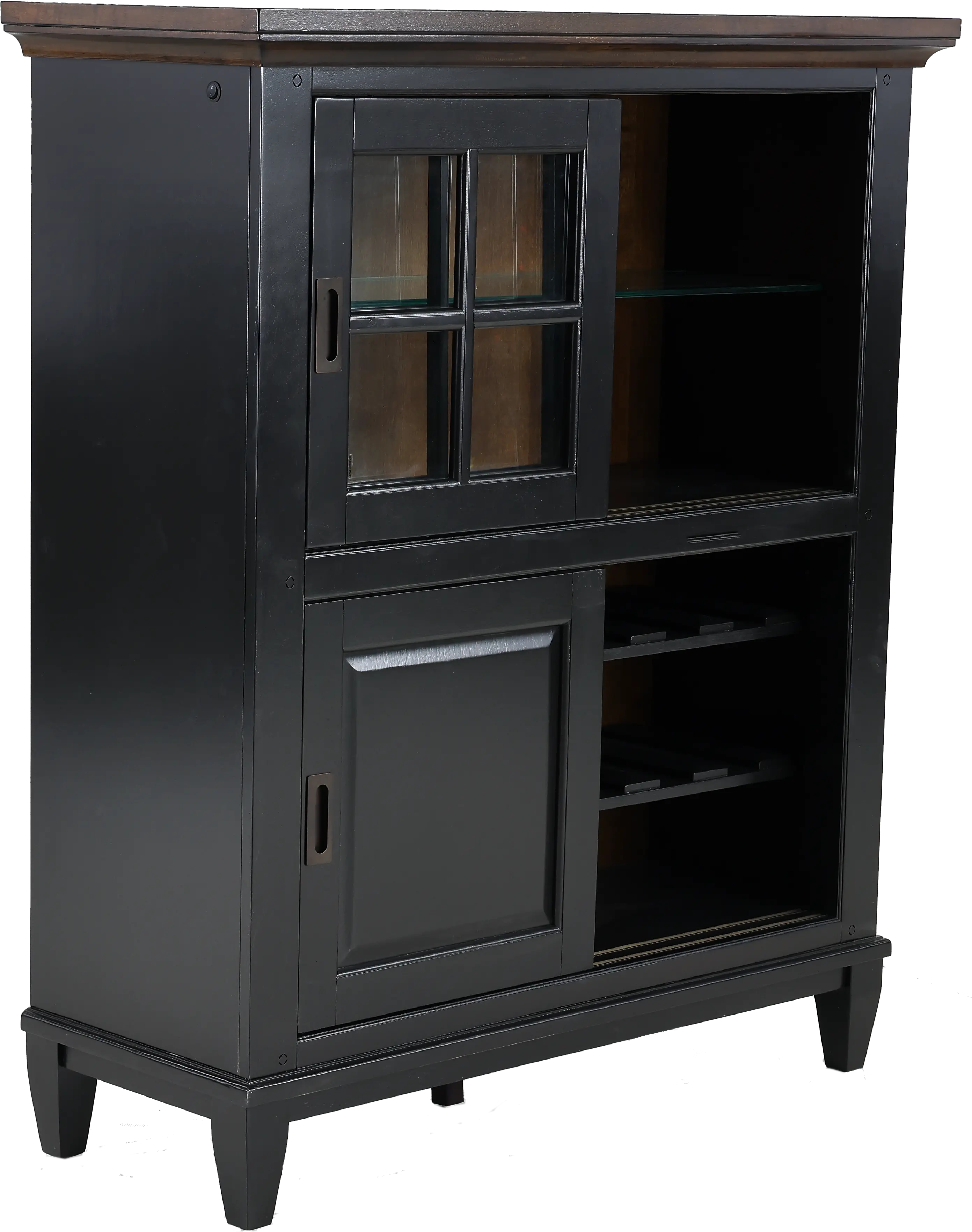Lakeside Black Curio Cabinet-7