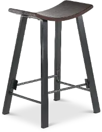 Newport Dark Brown Counter Height Stool