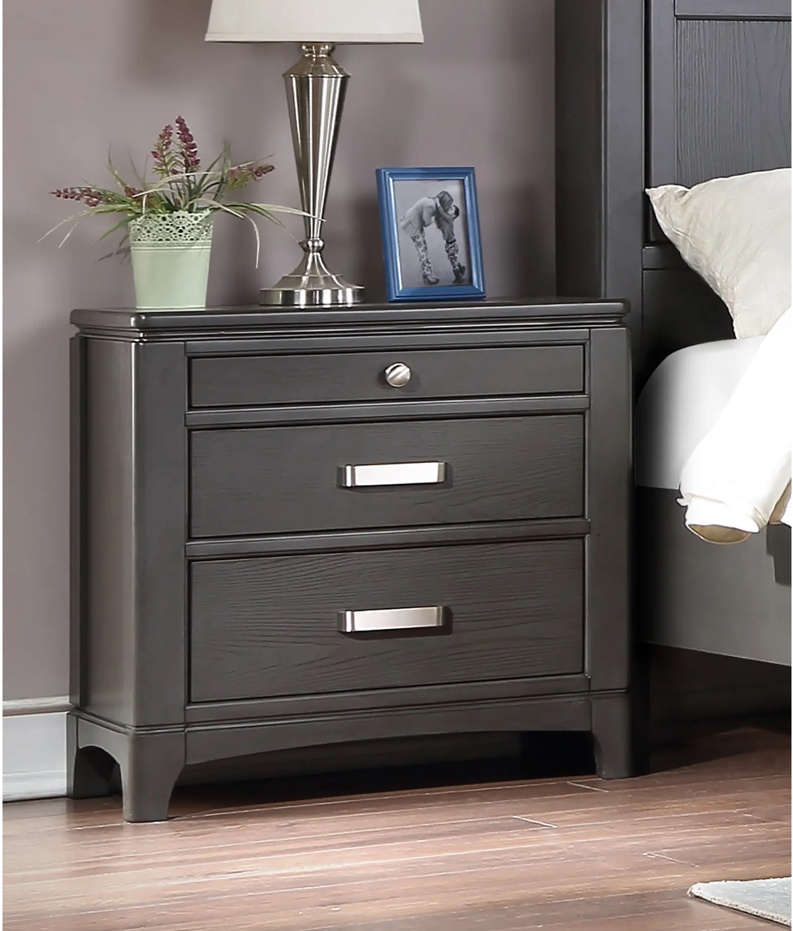 Cadence Gray Nightstand-1