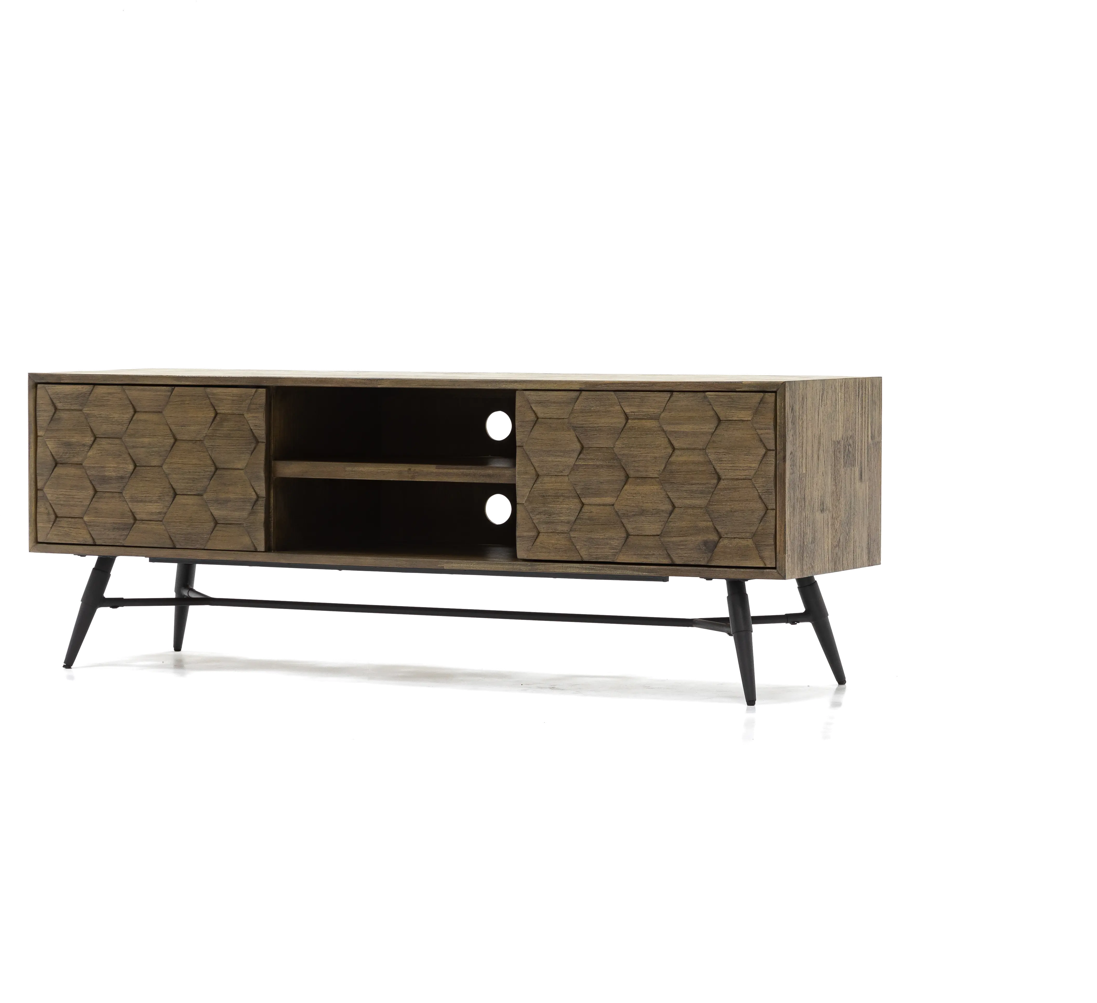 Testa Tobacco Brown 63  TV Stand-2